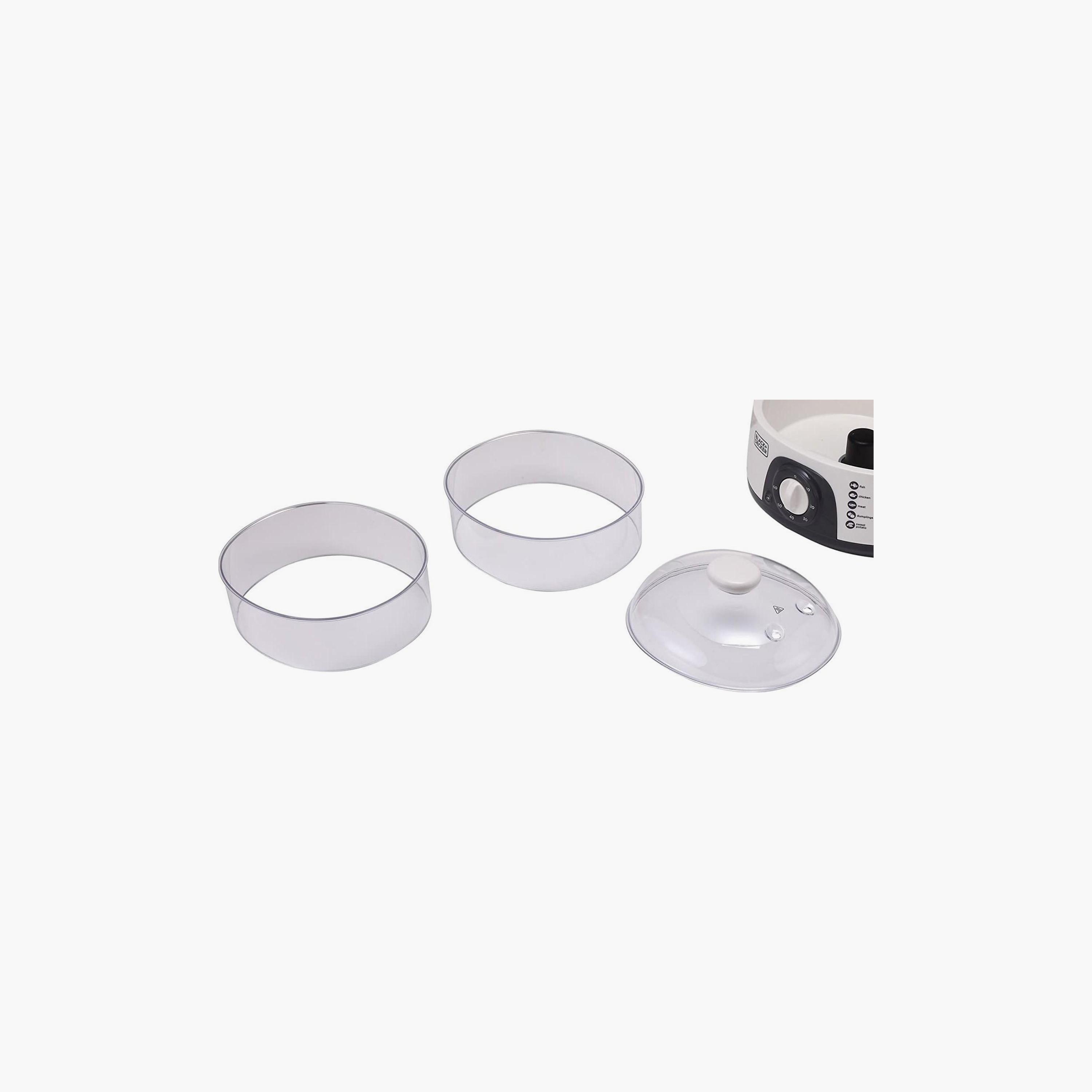 BLACK+DECKER 775W 10 Liter 3-Tier Food Steamer with Timer | BD-HS6000-B5-household-appliances-kitchenappliances-otherkitchenappliances-image-4