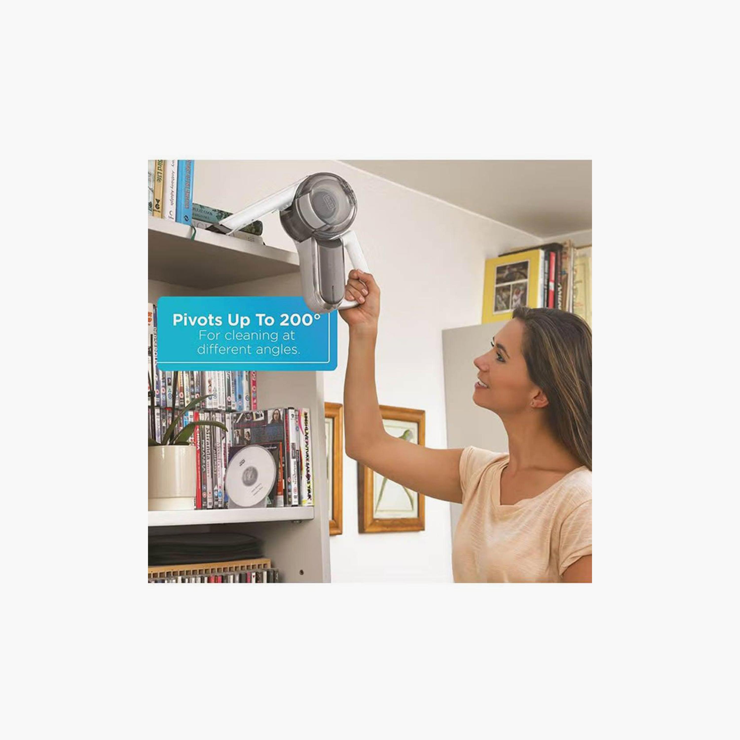 BLACK+DECKER Pivot Handheld Vacuum Cleaner Rose Gold and Grey | BD-PV1820LRGP-GB-PROMO_EMAX_AE_ADIB_240926-image-4