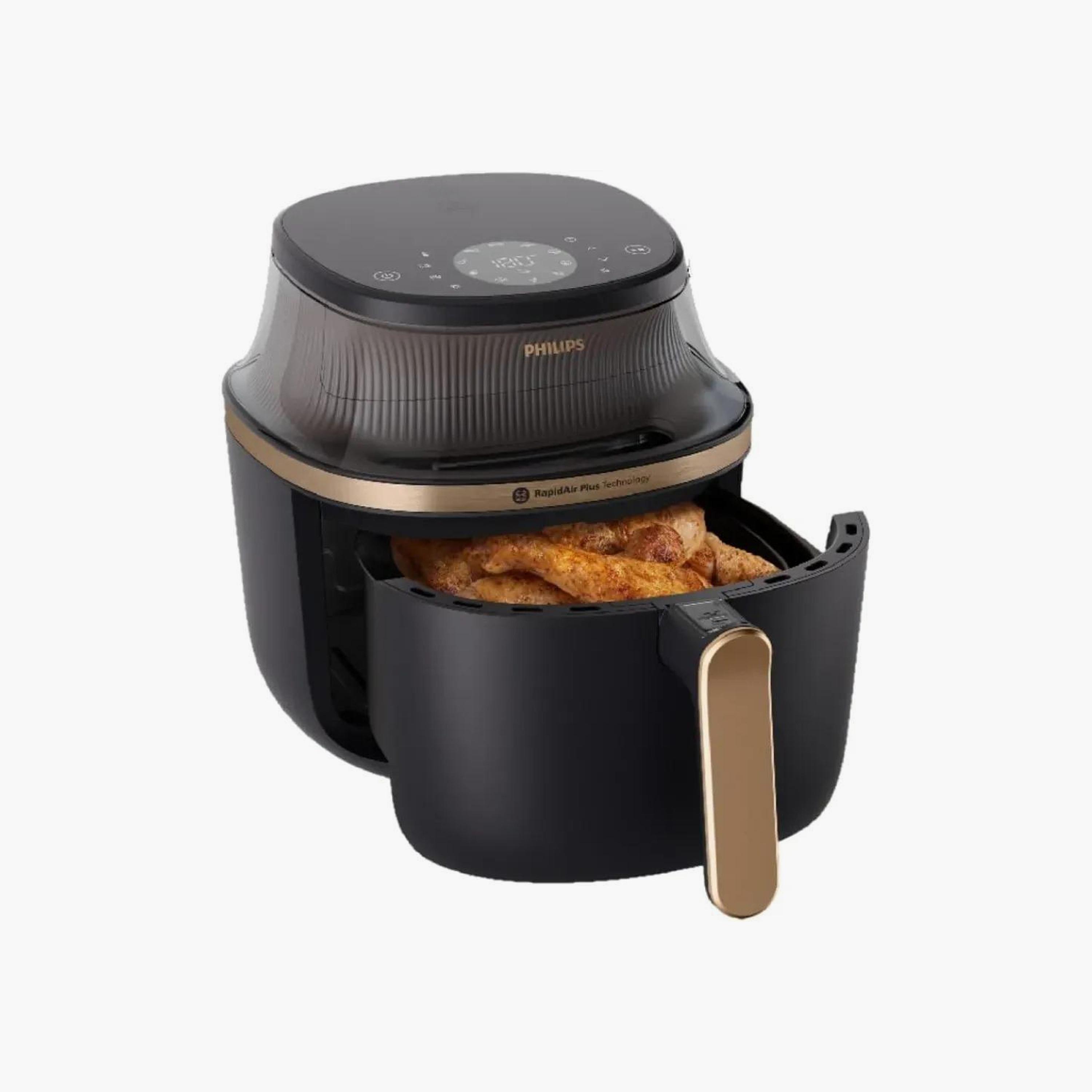Philips 3000 Series 6.2L Cooking Window 16-in-1 Airfryer with RapidAir Plus Technology | NA332/09-household-appliances-kitchenappliances-foodprocessors-image-1