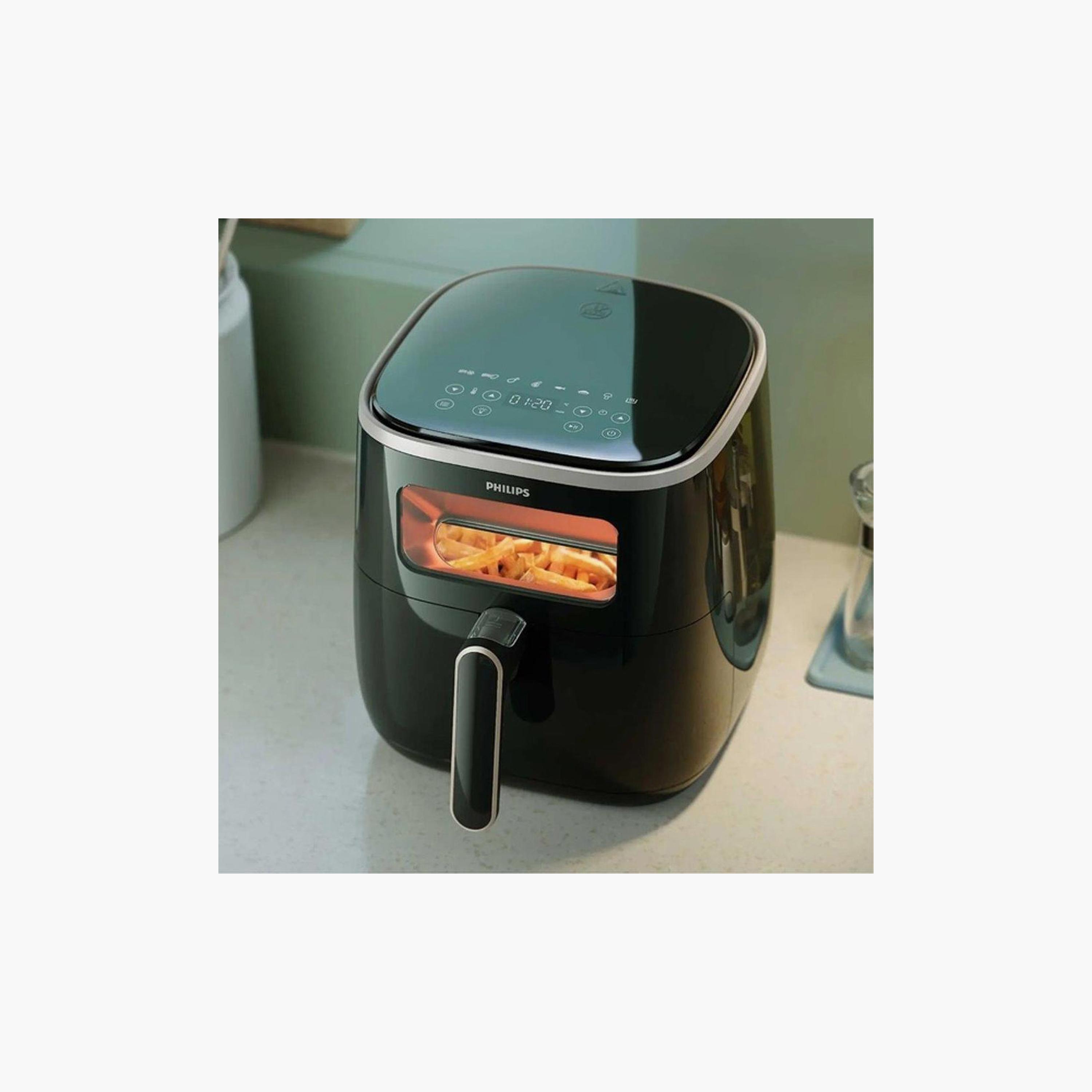 Philips 5.6 Liters Air Fryer Black | HD9257/80-household-appliances-kitchenappliances-foodprocessors-image-3