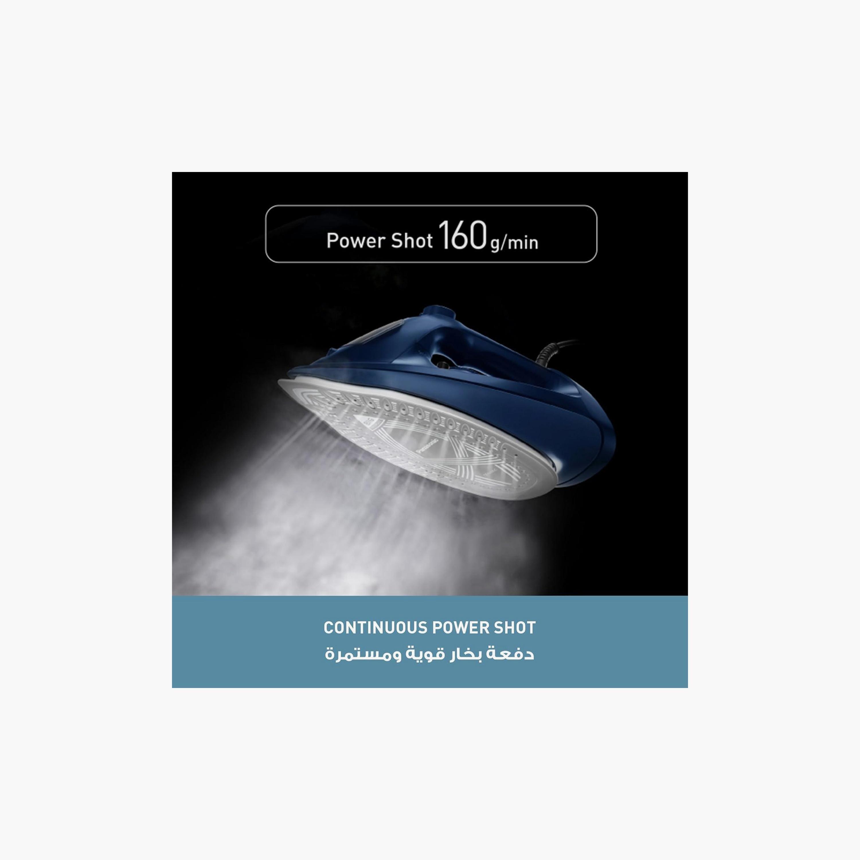 Panasonic Steam Iron Powerful 2600W Performance Ceramic soleplate Anti-Calc System | NI-U750ATH-household-appliances-homeappliances-ironandsteamers-image-4