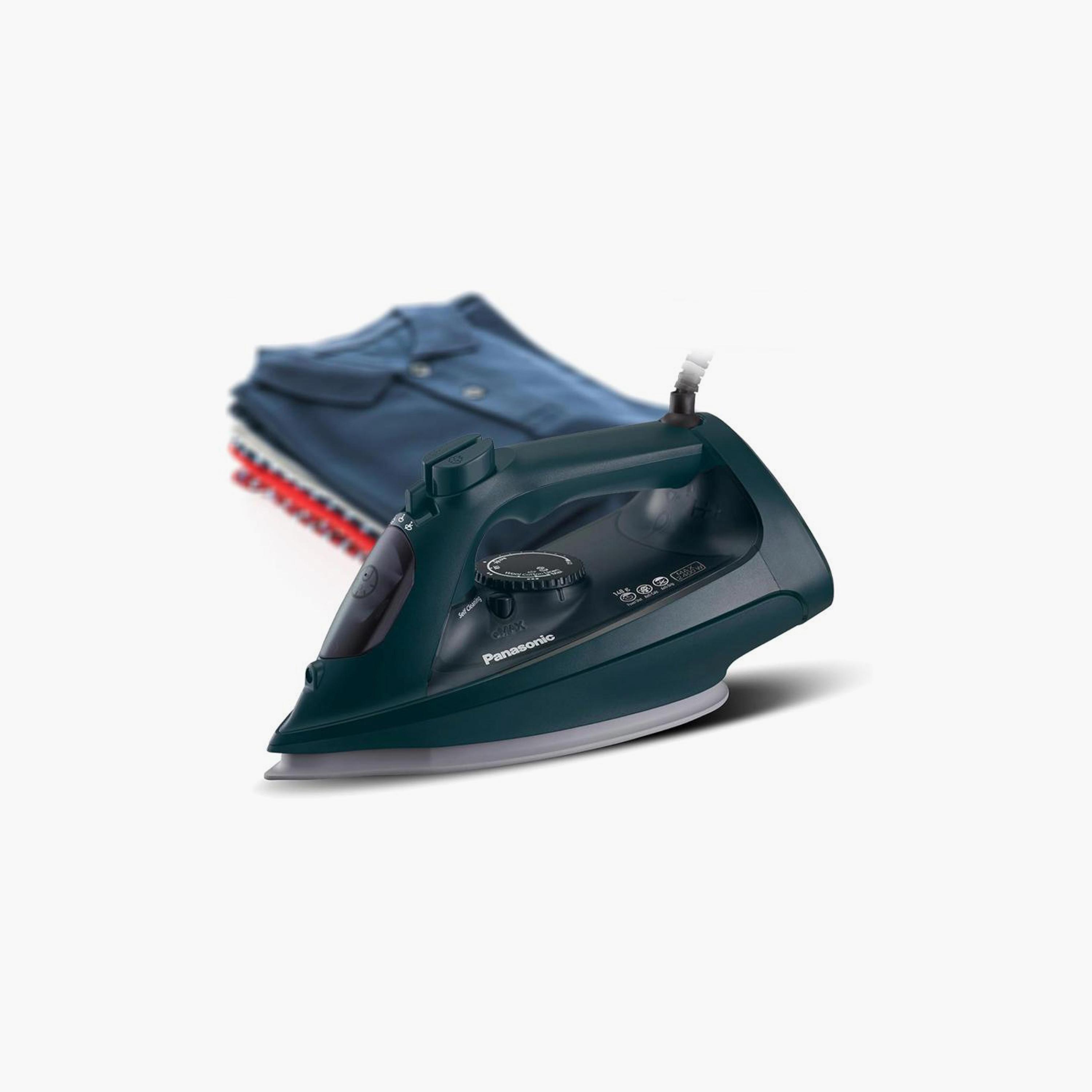 Panasonic Steam Iron Powerful 2400W Performance Ceramic soleplate Anti-Calc System | NI-U450GTH-household-appliances-homeappliances-ironandsteamers-image-1