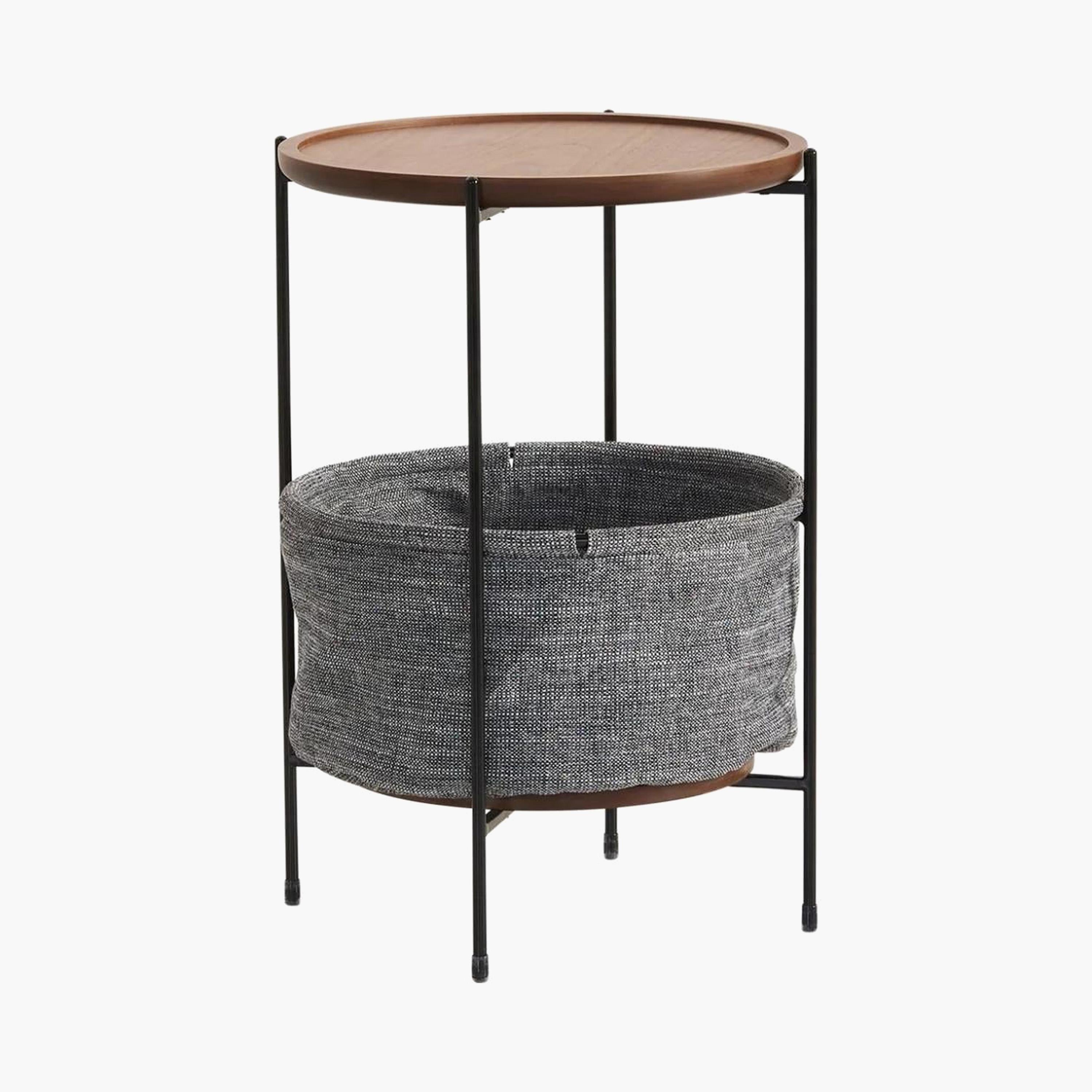 Round Side Table with Storage Basket-furniture-livingroom-sideandendtables-image-2