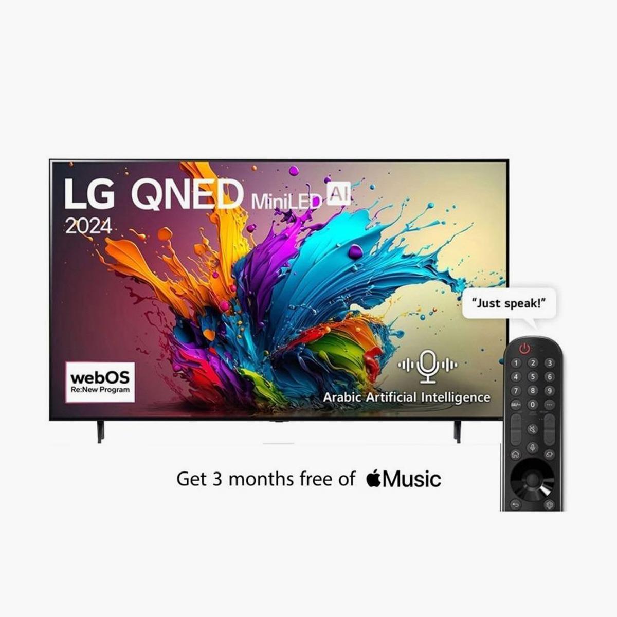 LG 75-inch QNED MiniLED 4K WebOS Smart Television - 75QNED90T6A-AMAG