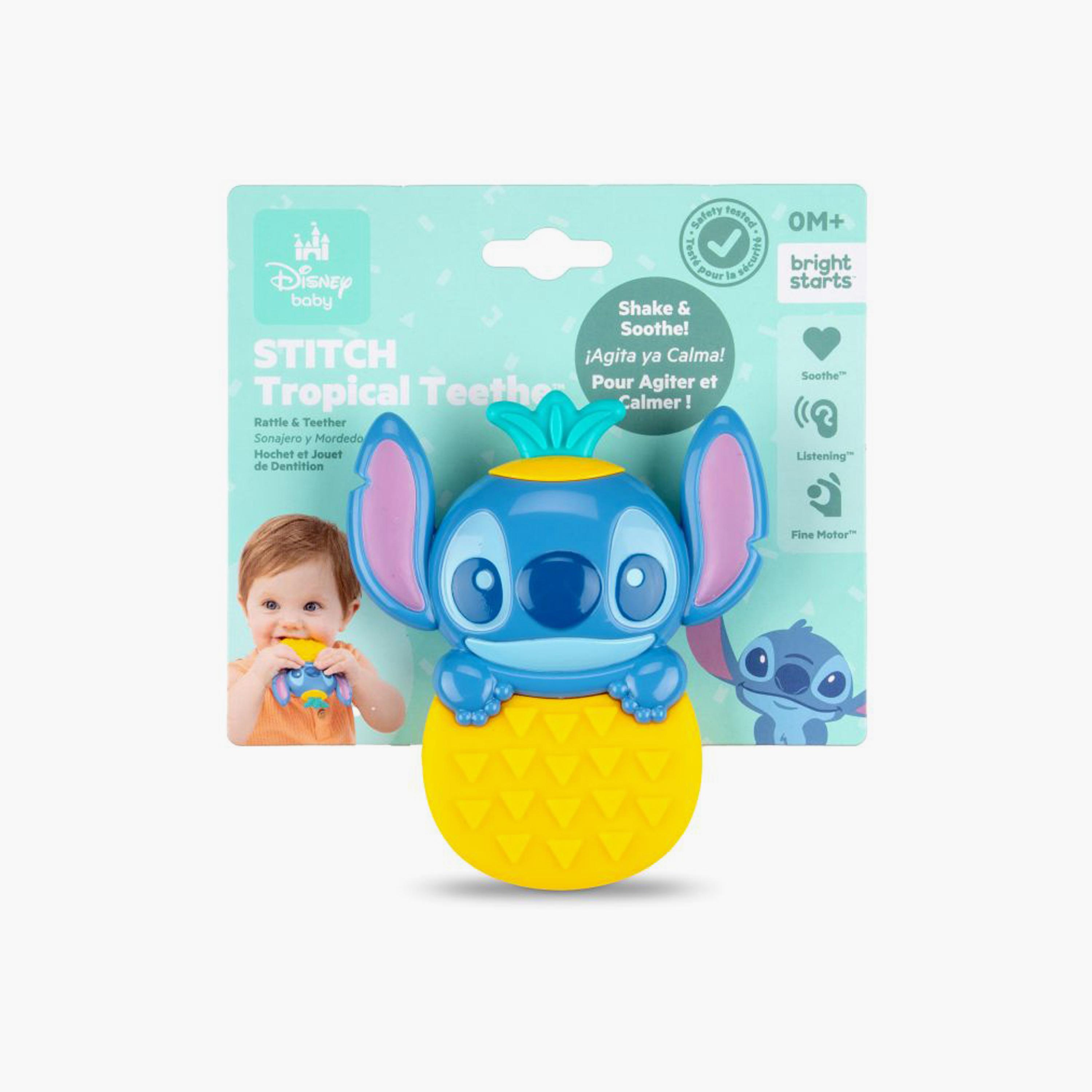 Bright Starts Stitch Tropical Teethe Rattle & Teether Toy-toys-babyandtoddlertoys-rattlesandteethers-image-8