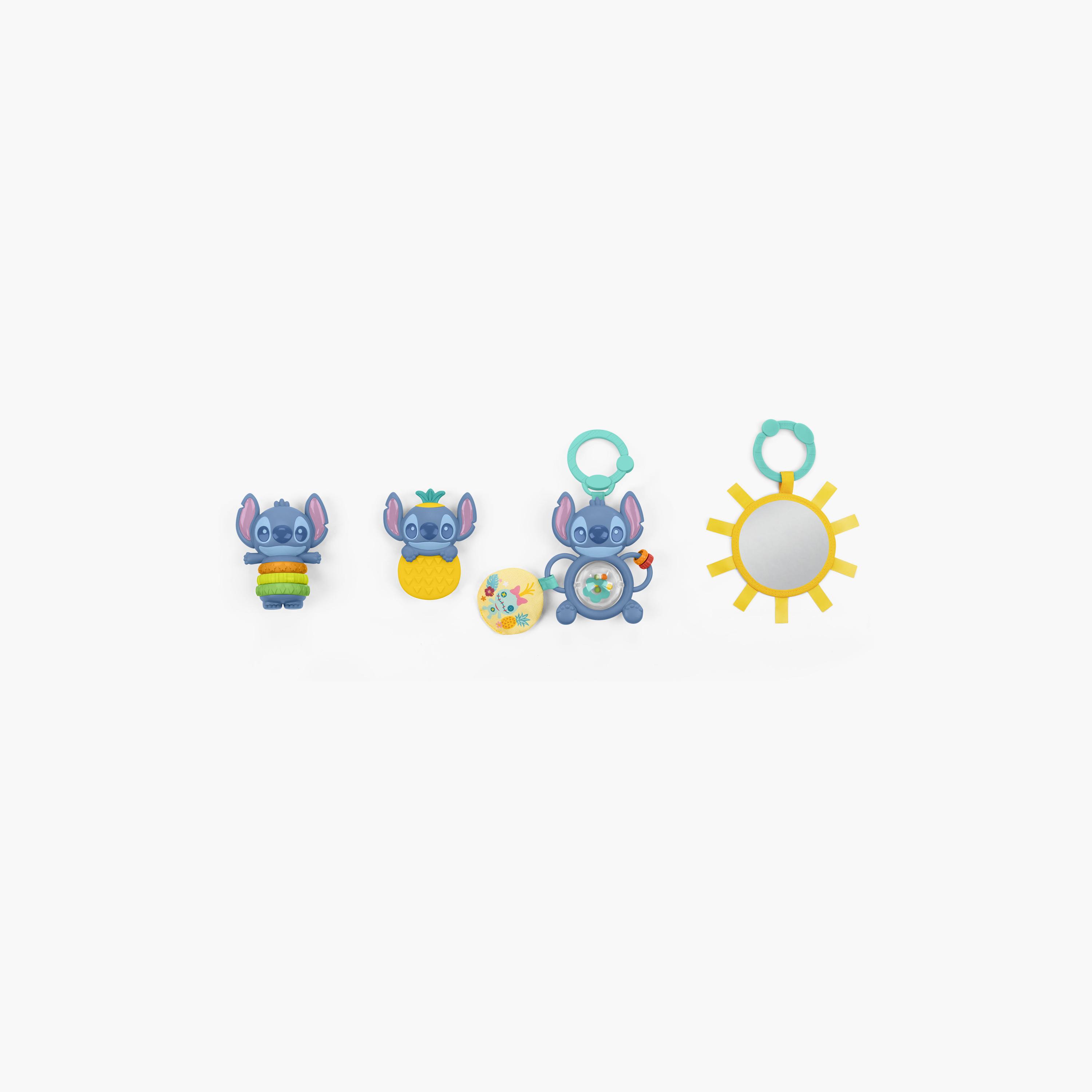 Bright Starts 4-Piece Stitch Tropical Treasures Gift Set-toys-babyandtoddlertoys-learningtoys-image-1