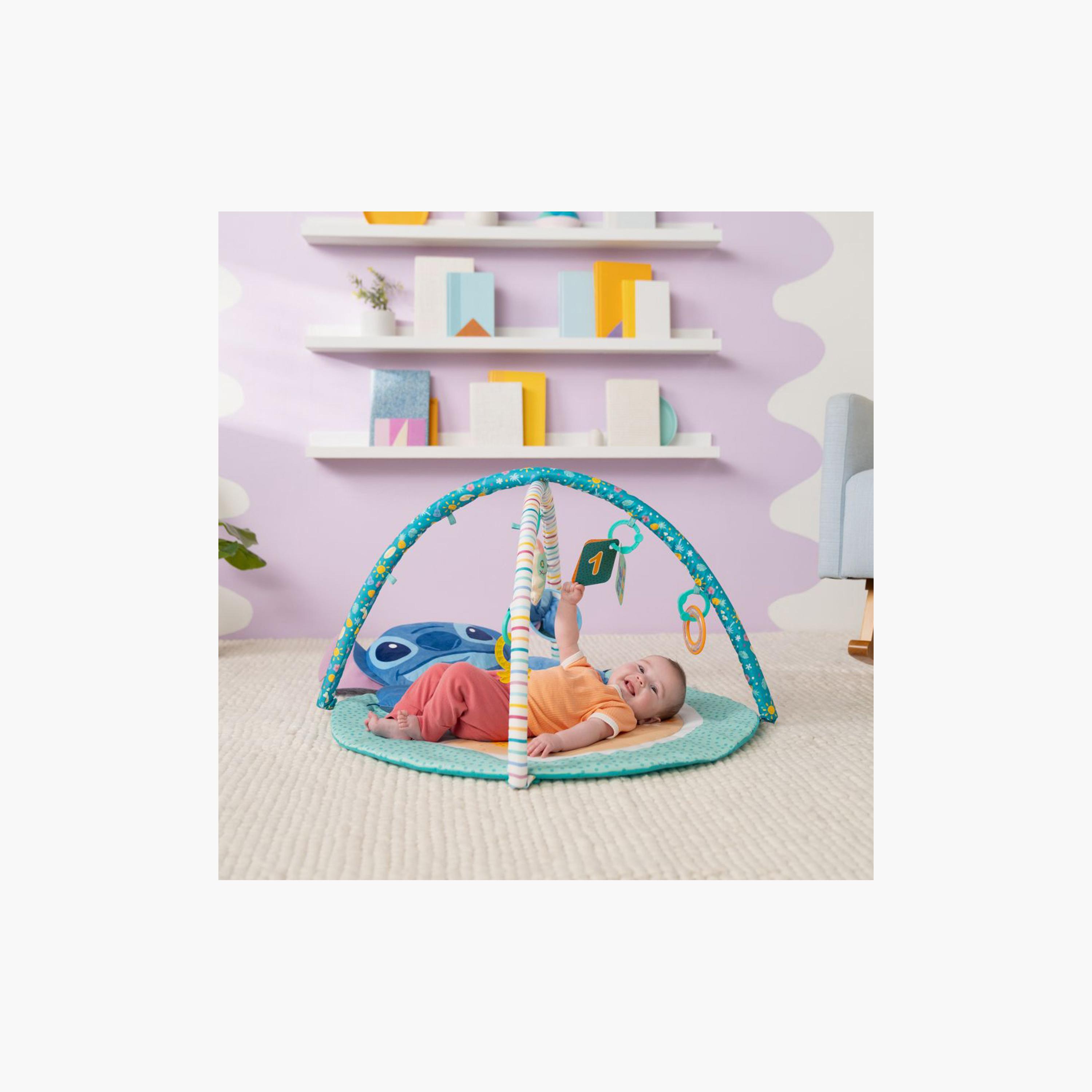 Bright Starts Stitch Party-in-Paradise Activity Gym with 5-Piece Detachable Activity Toys-baby-infantactivity-playgyms-image-2