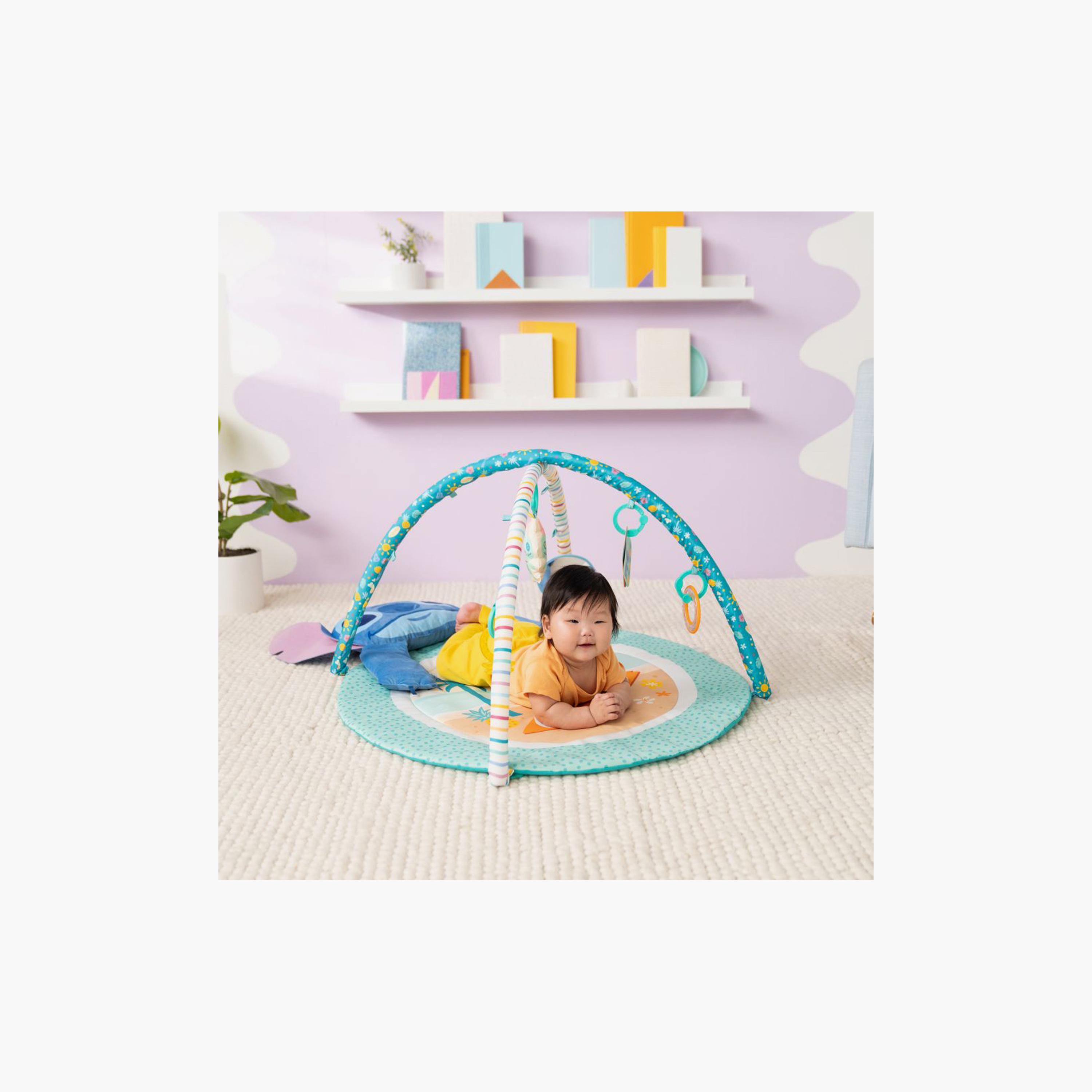 Bright Starts Stitch Party-in-Paradise Activity Gym with 5-Piece Detachable Activity Toys-baby-infantactivity-playgyms-image-3