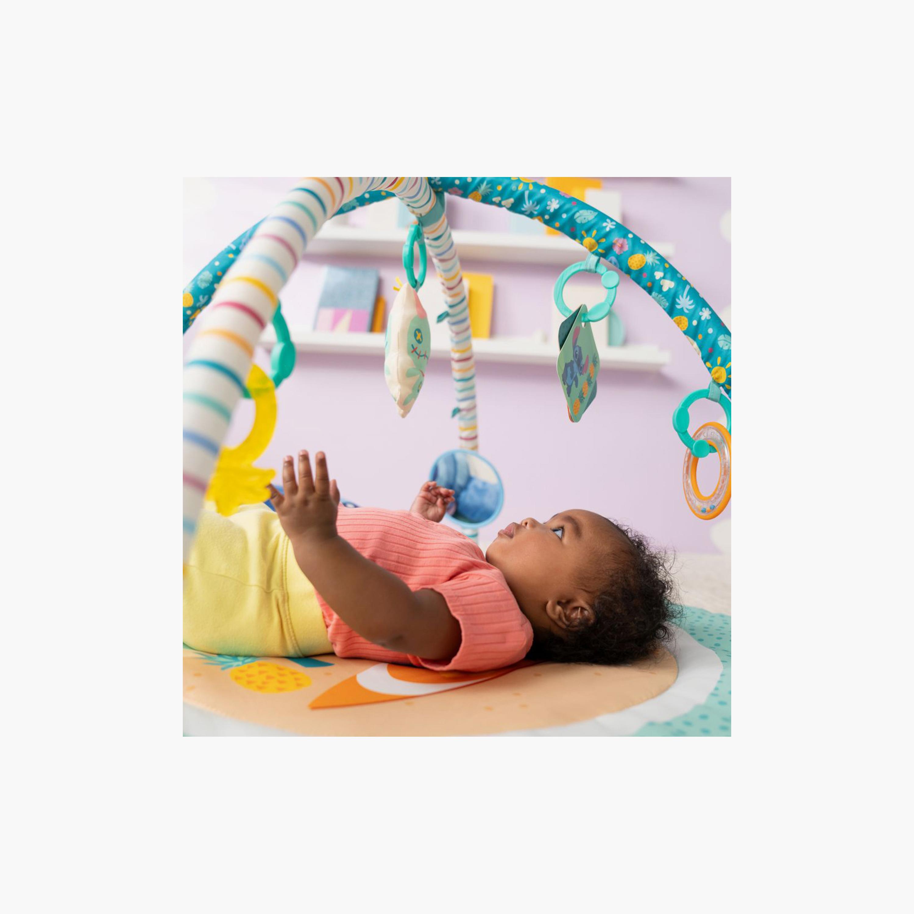 Bright Starts Stitch Party-in-Paradise Activity Gym with 5-Piece Detachable Activity Toys-baby-infantactivity-playgyms-image-5