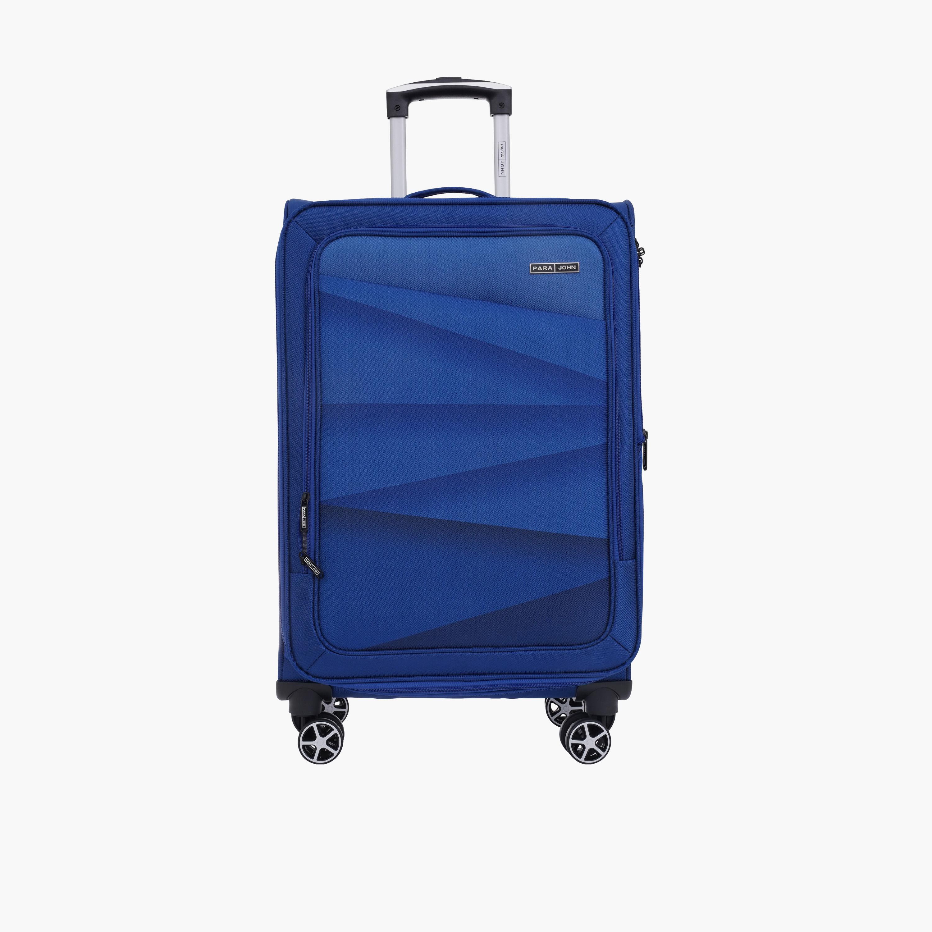 Para John Shadow Set of 3 Nylon Soft Sided 4-Wheeler Spinner Trolley Bag with Combination Lock-travel-luggagesandbags-luggage-image-6