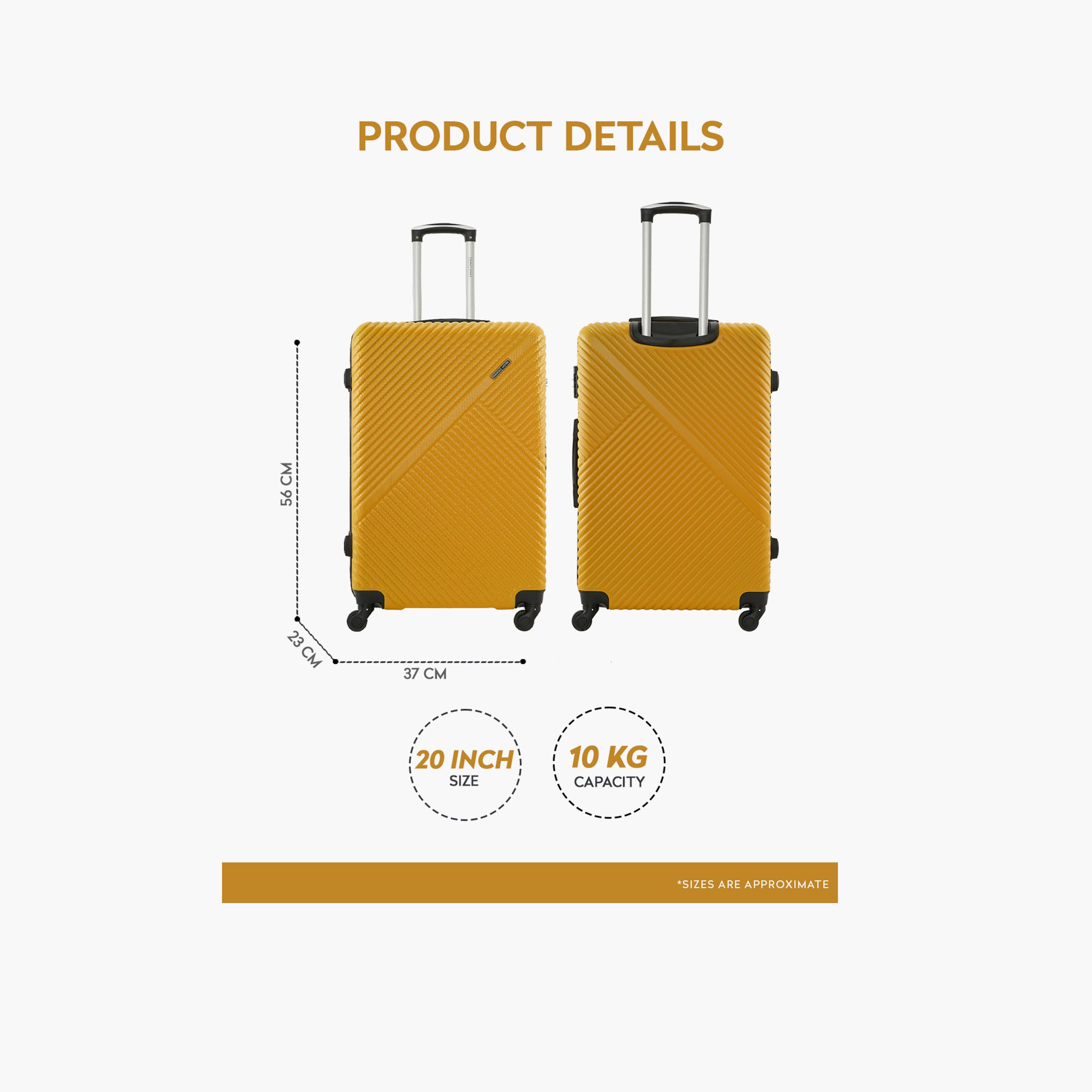 Para John Vizro 50.8 CM Small Cabin ABS Hard Sided 4-Wheeler Spinner Trolley Bag with Combination Lock-travel-luggagesandbags-luggage-image-4