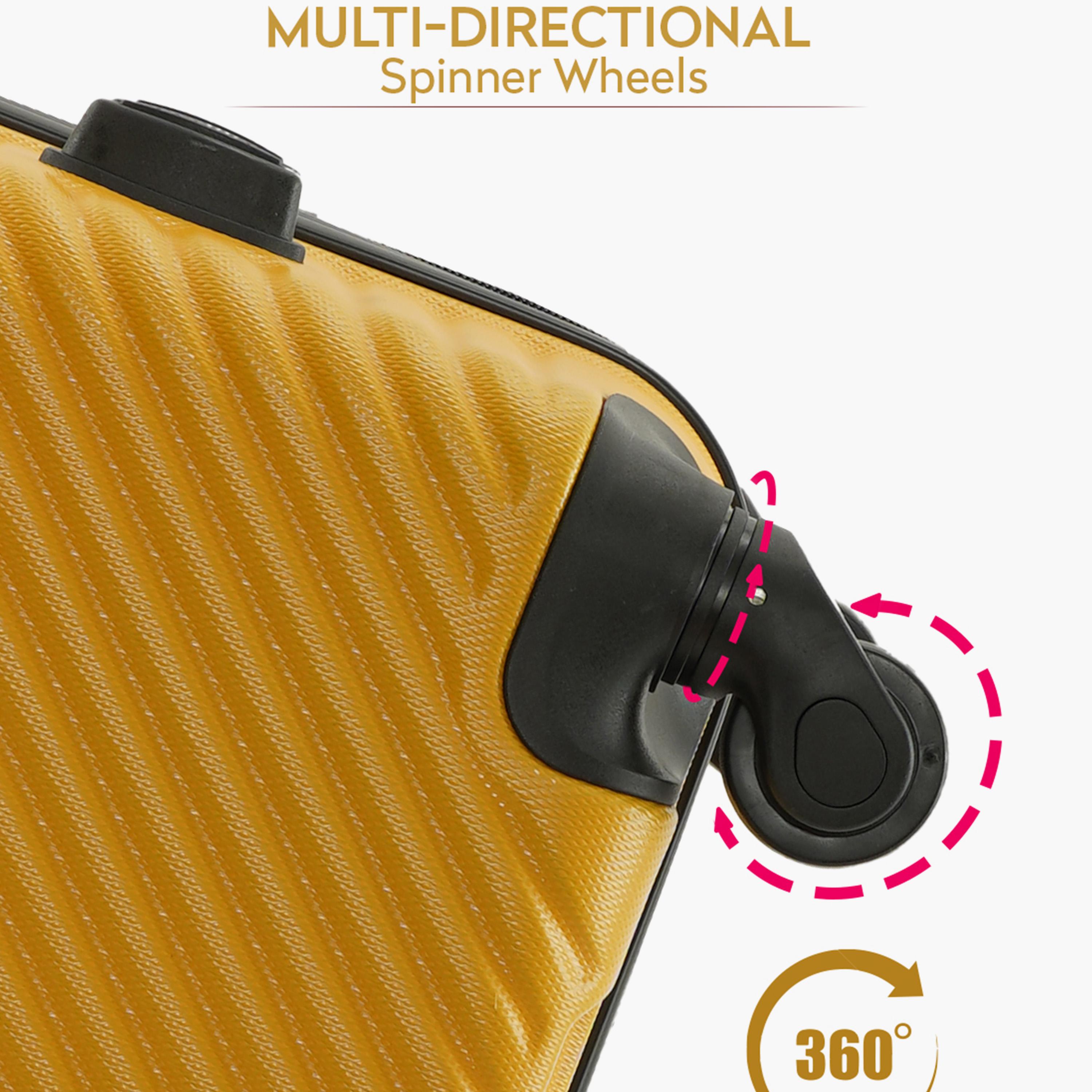 Para John Vizro 50.8 CM Small Cabin ABS Hard Sided 4-Wheeler Spinner Trolley Bag with Combination Lock-travel-luggagesandbags-luggage-image-6