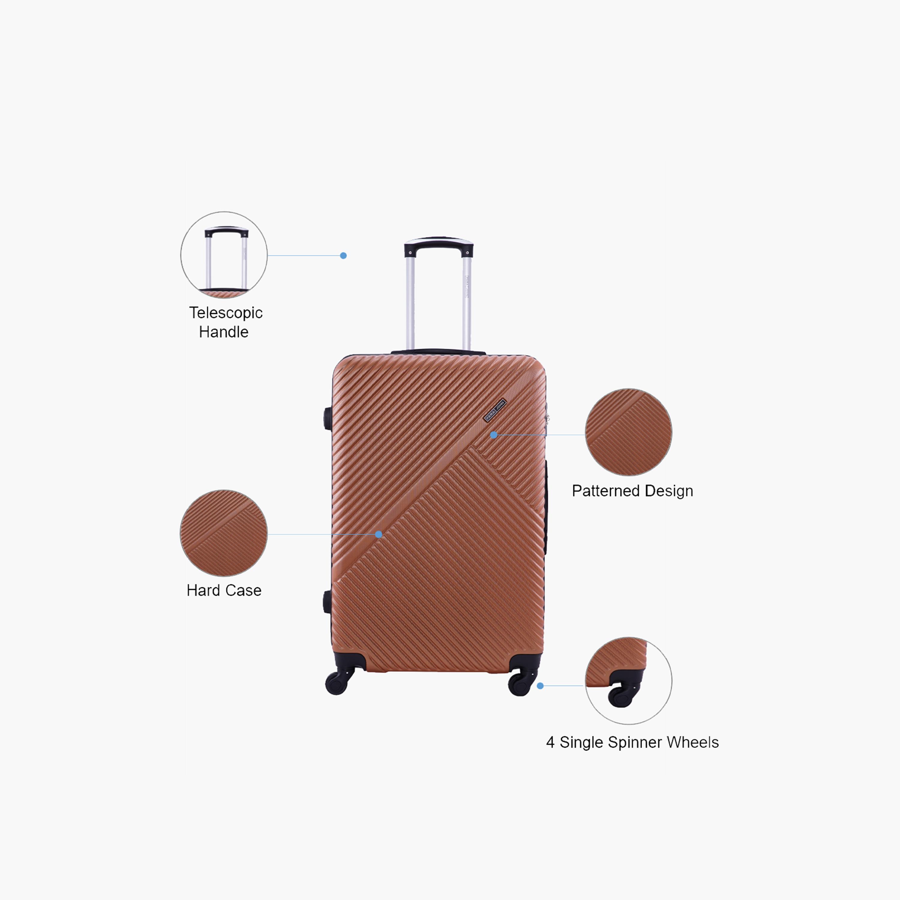 Para John Vizro 50.8 CM Small Cabin ABS Hard Sided 4-Wheeler Spinner Trolley Bag with Combination Lock-travel-luggagesandbags-luggage-image-3