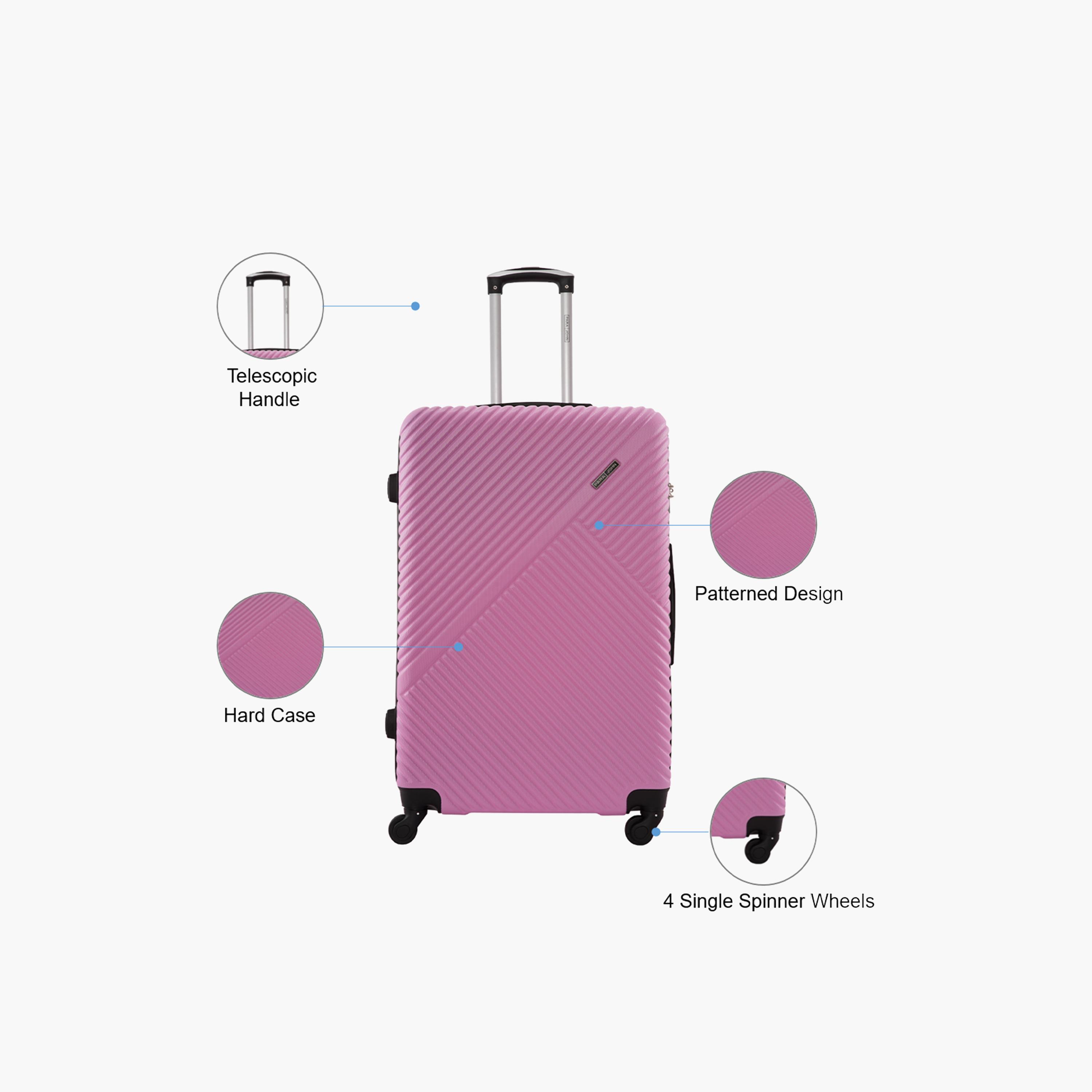 Para John Vizro 50.8 CM Small Cabin ABS Hard Sided 4-Wheeler Spinner Trolley Bag with Combination Lock-travel-luggagesandbags-luggage-image-3
