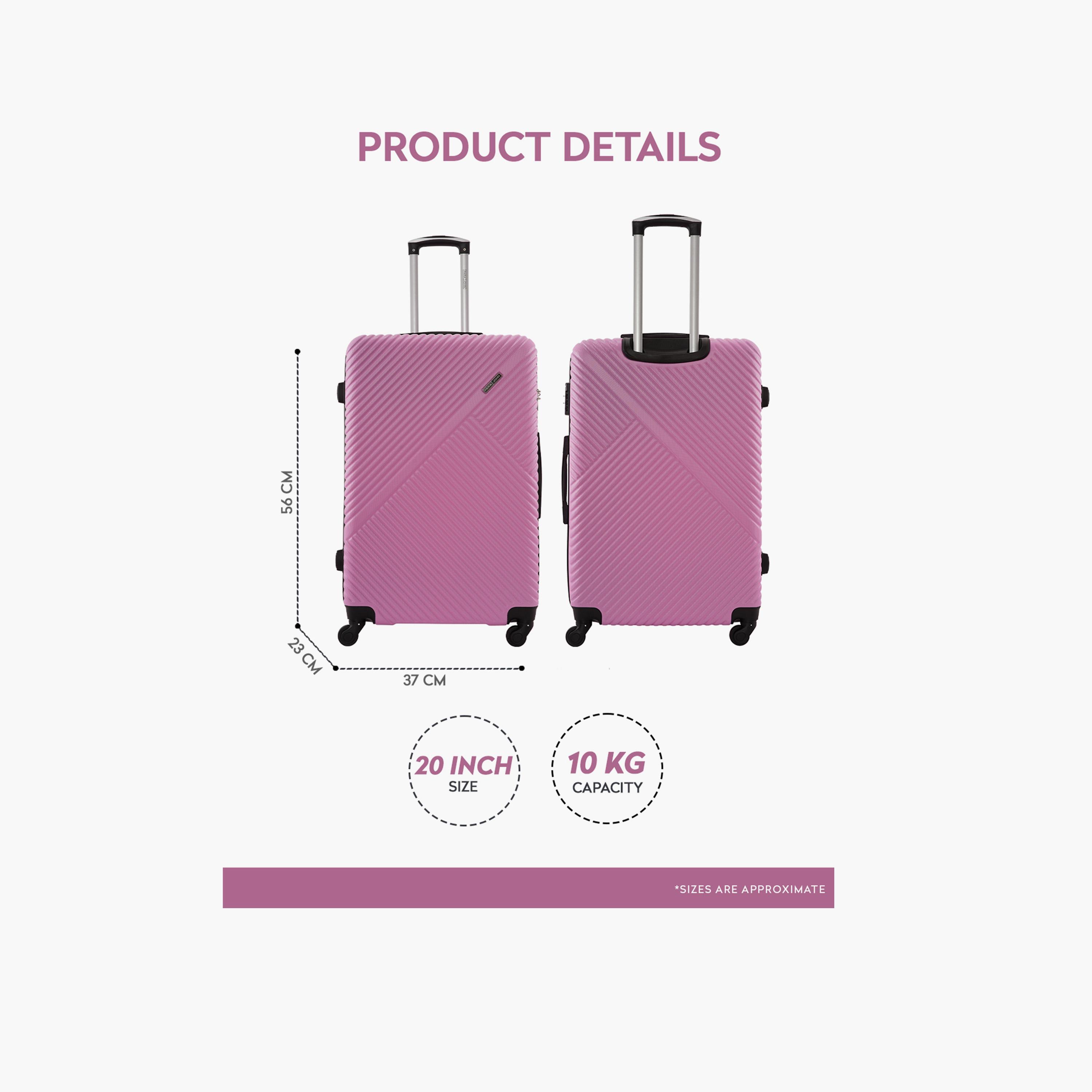 Para John Vizro 50.8 CM Small Cabin ABS Hard Sided 4-Wheeler Spinner Trolley Bag with Combination Lock-travel-luggagesandbags-luggage-image-4