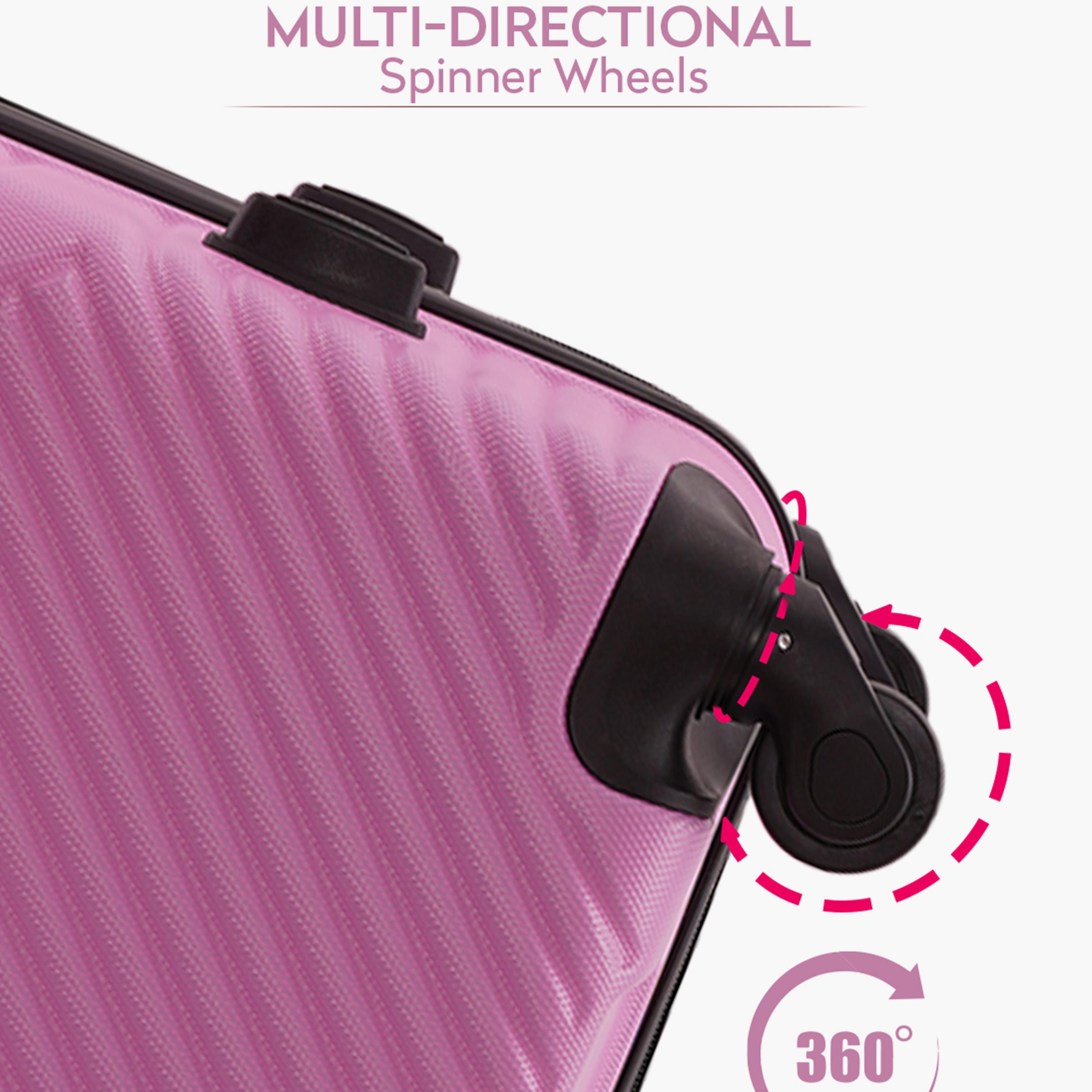 Para John Vizro 50.8 CM Small Cabin ABS Hard Sided 4-Wheeler Spinner Trolley Bag with Combination Lock-travel-luggagesandbags-luggage-image-6