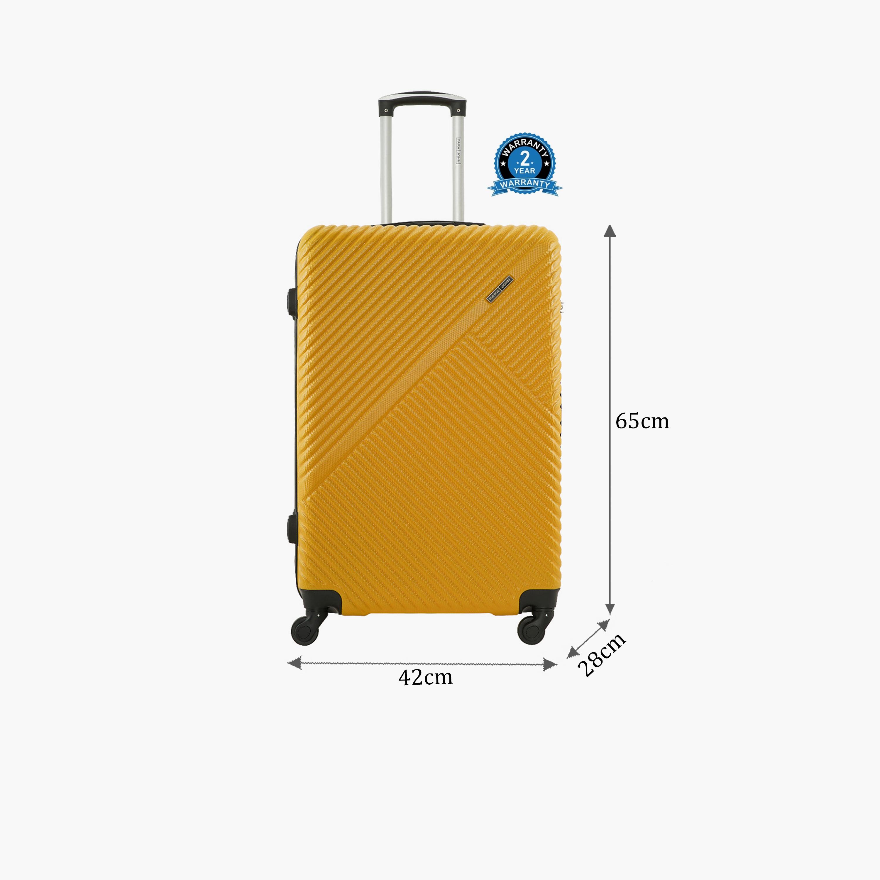Para John Vizro 60.96 CM Medium Check-in ABS Hard Sided 4-Wheeler Spinner Trolley Bag with Combination Lock-travel-luggagesandbags-luggage-image-2