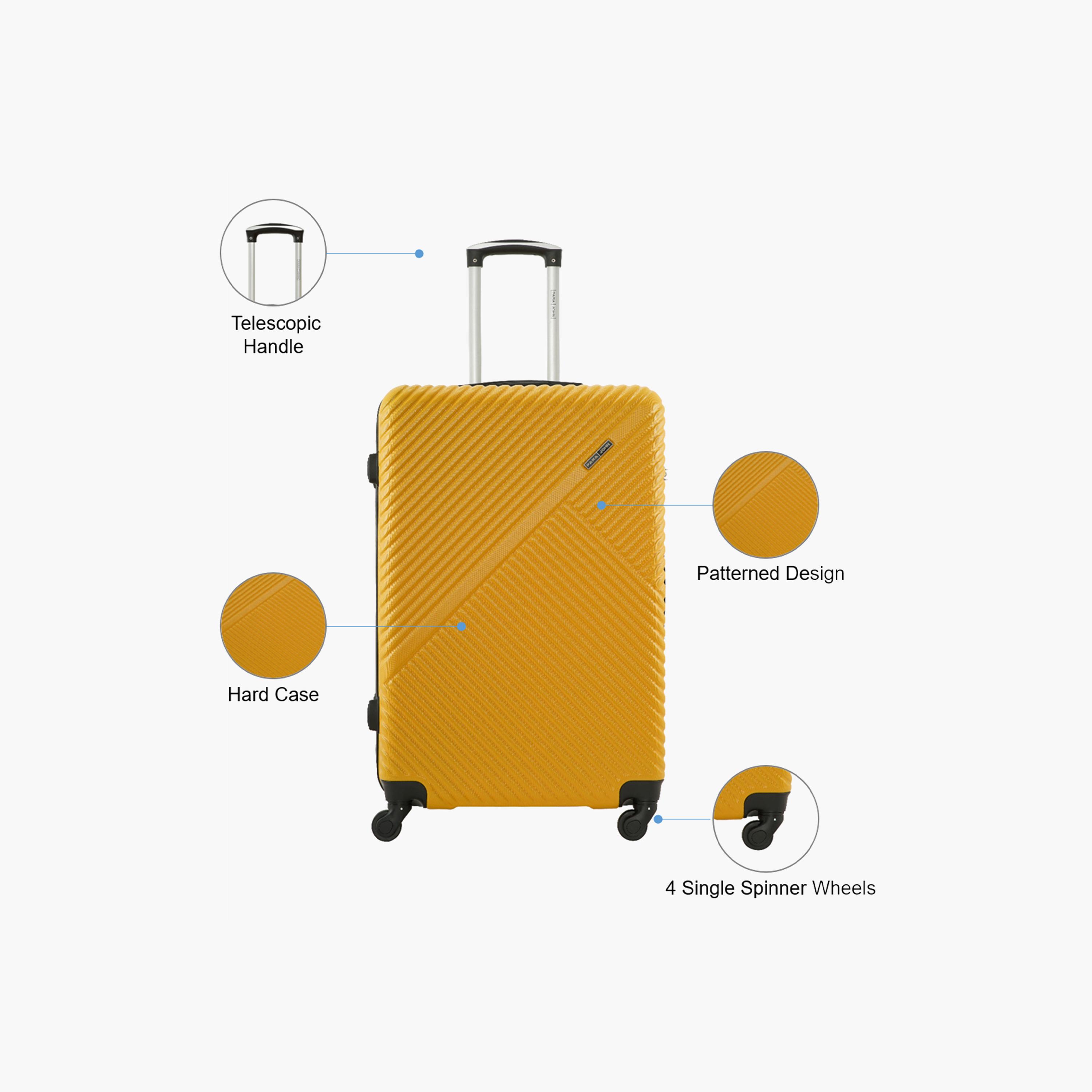Para John Vizro 60.96 CM Medium Check-in ABS Hard Sided 4-Wheeler Spinner Trolley Bag with Combination Lock-travel-luggagesandbags-luggage-image-3