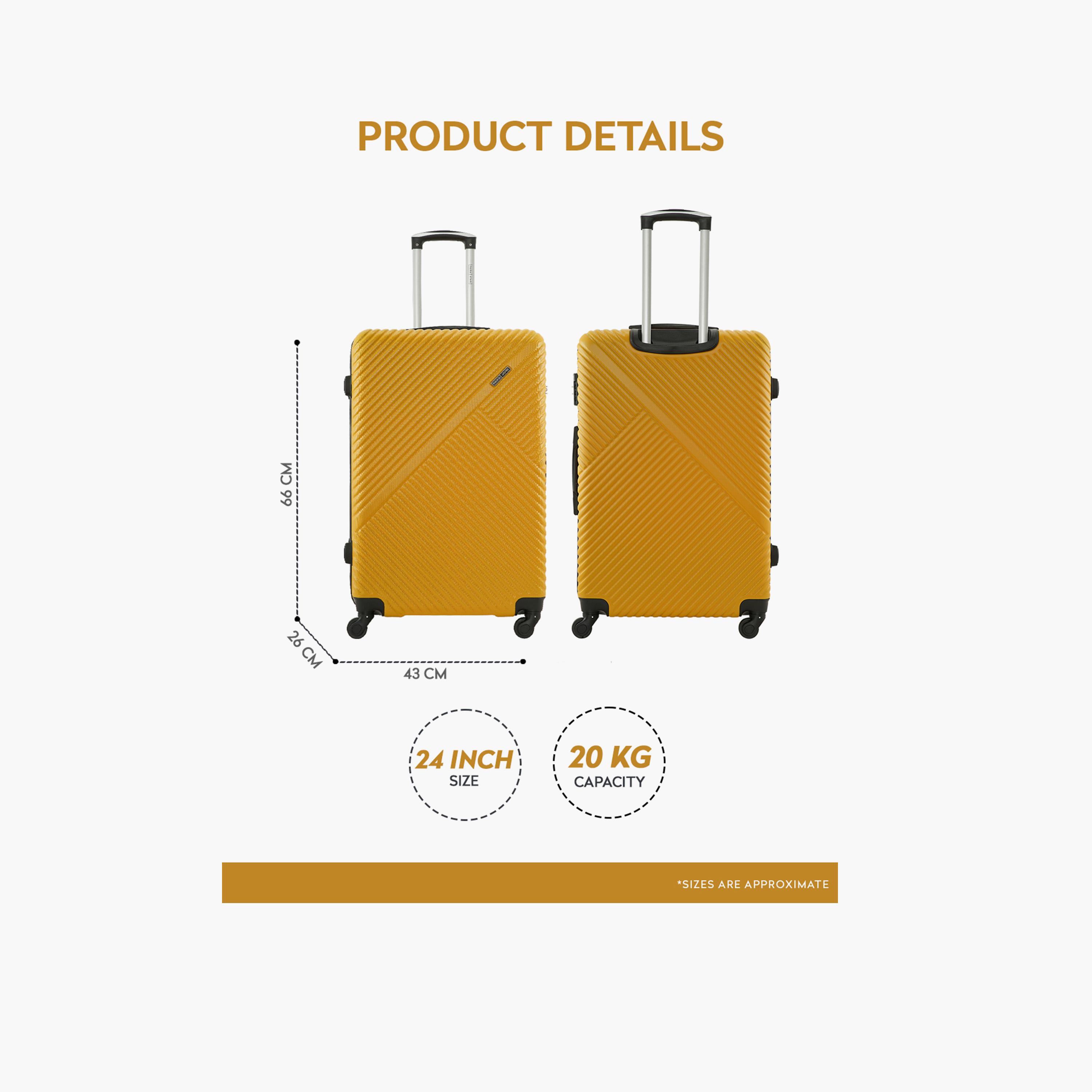 Para John Vizro 60.96 CM Medium Check-in ABS Hard Sided 4-Wheeler Spinner Trolley Bag with Combination Lock-travel-luggagesandbags-luggage-image-4