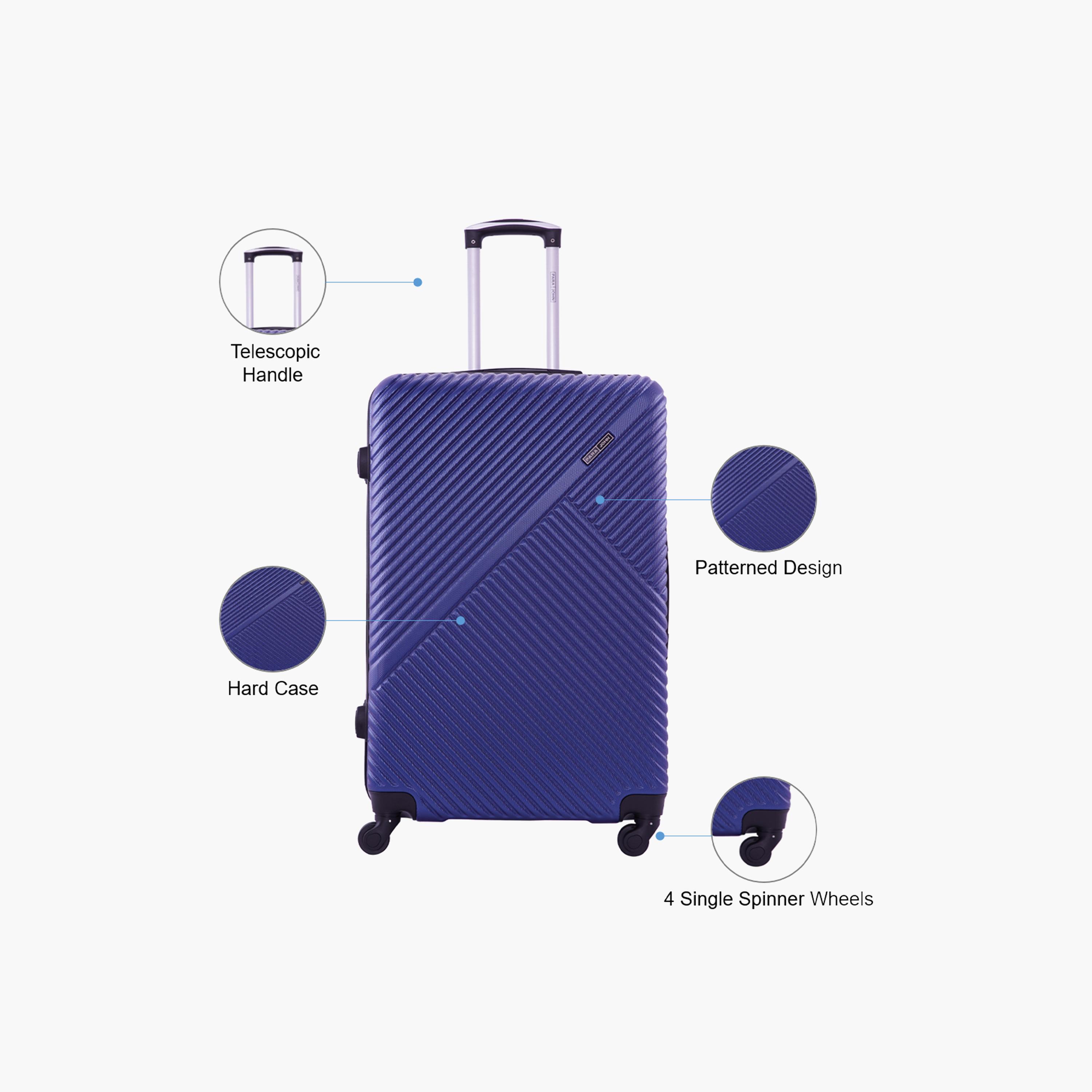 Para John Vizro 60.96 CM Medium Check-in ABS Hard Sided 4-Wheeler Spinner Trolley Bag with Combination Lock-travel-luggagesandbags-luggage-image-3