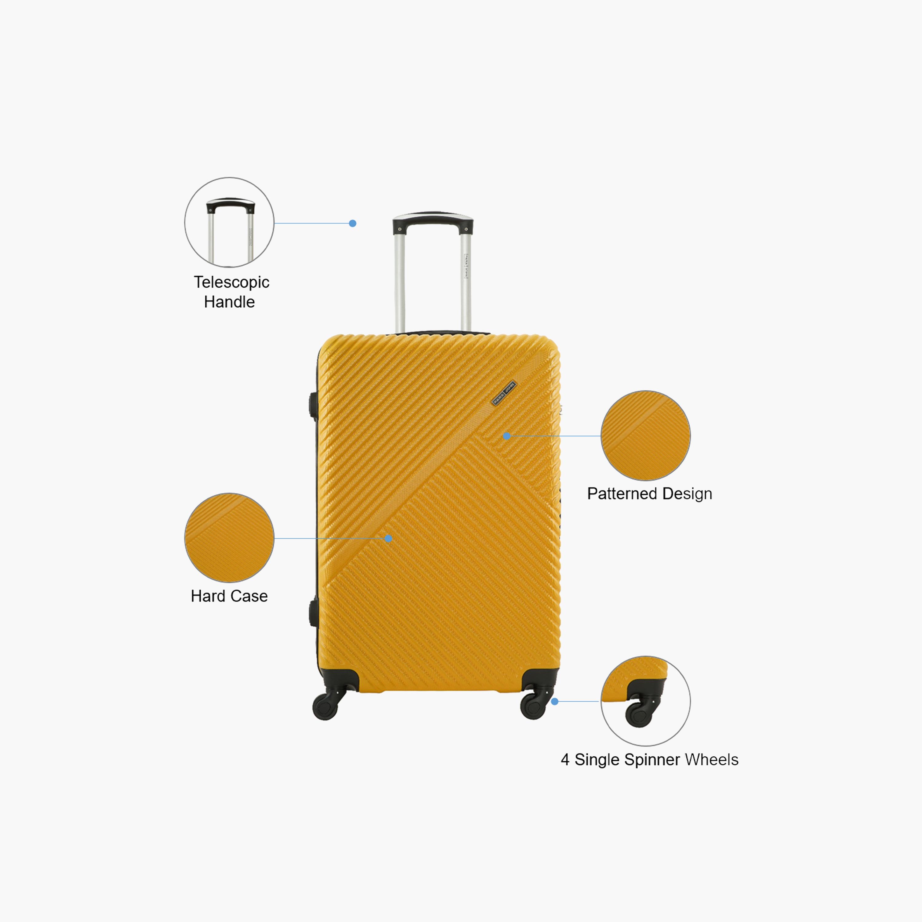 Para John Vizro 71.12 CM Large Check-in ABS Hard Sided 4-Wheeler Spinner Trolley Bag with Combination Lock-travel-luggagesandbags-luggage-image-3