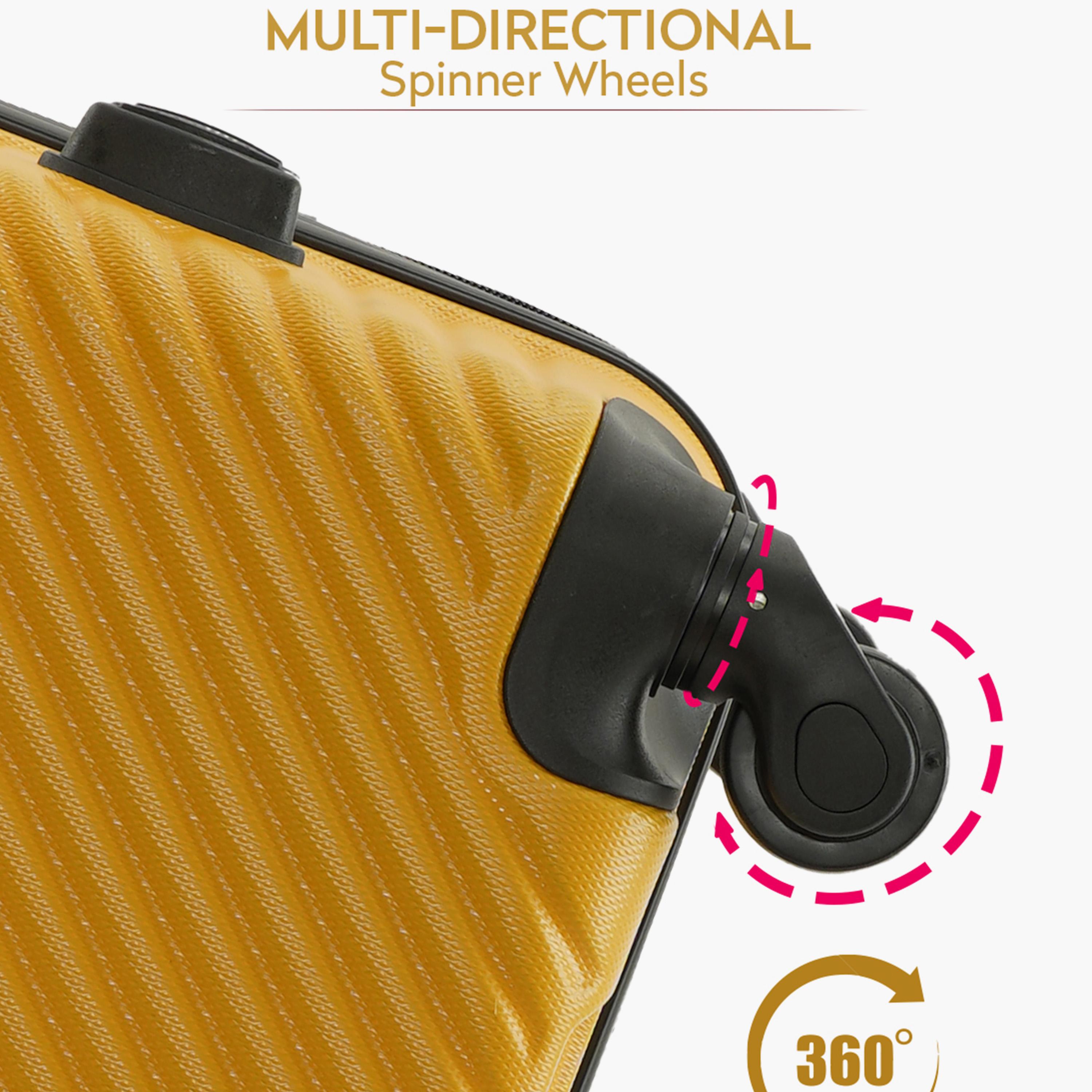Para John Vizro 71.12 CM Large Check-in ABS Hard Sided 4-Wheeler Spinner Trolley Bag with Combination Lock-travel-luggagesandbags-luggage-image-6