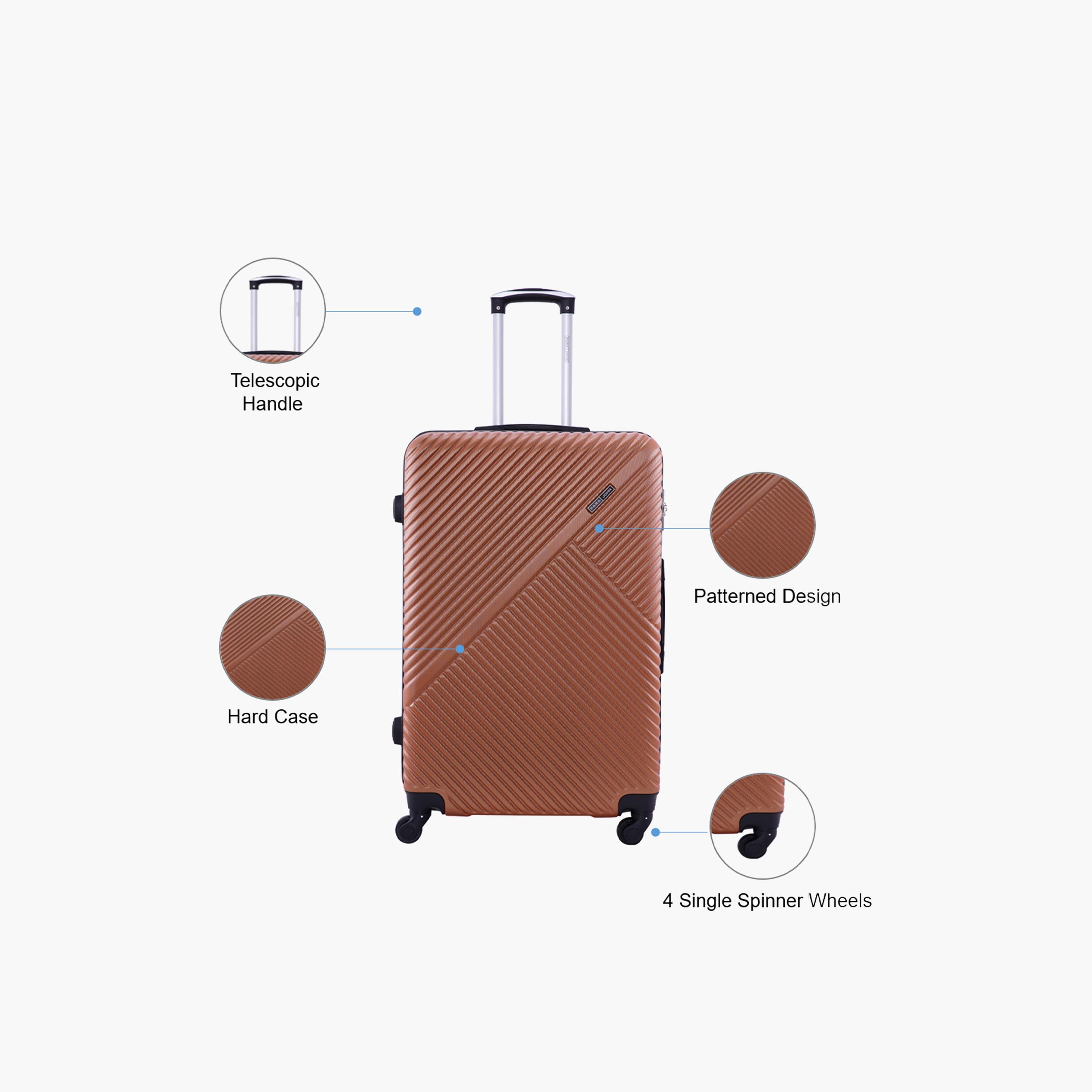 Para John Vizro 71.12 CM Large Check-in ABS Hard Sided 4-Wheeler Spinner Trolley Bag with Combination Lock-travel-luggagesandbags-luggage-image-3