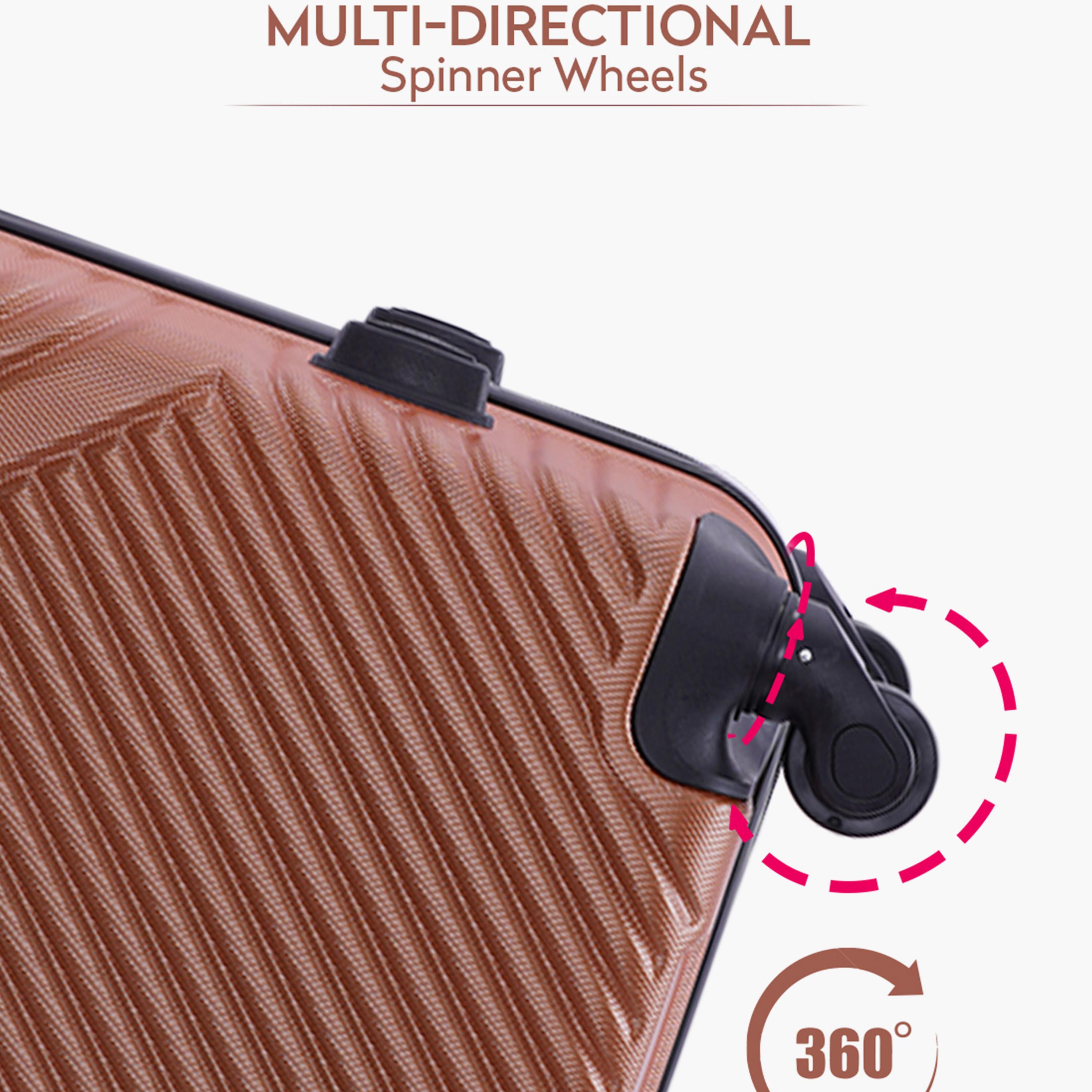 Para John Vizro 71.12 CM Large Check-in ABS Hard Sided 4-Wheeler Spinner Trolley Bag with Combination Lock-travel-luggagesandbags-luggage-image-6