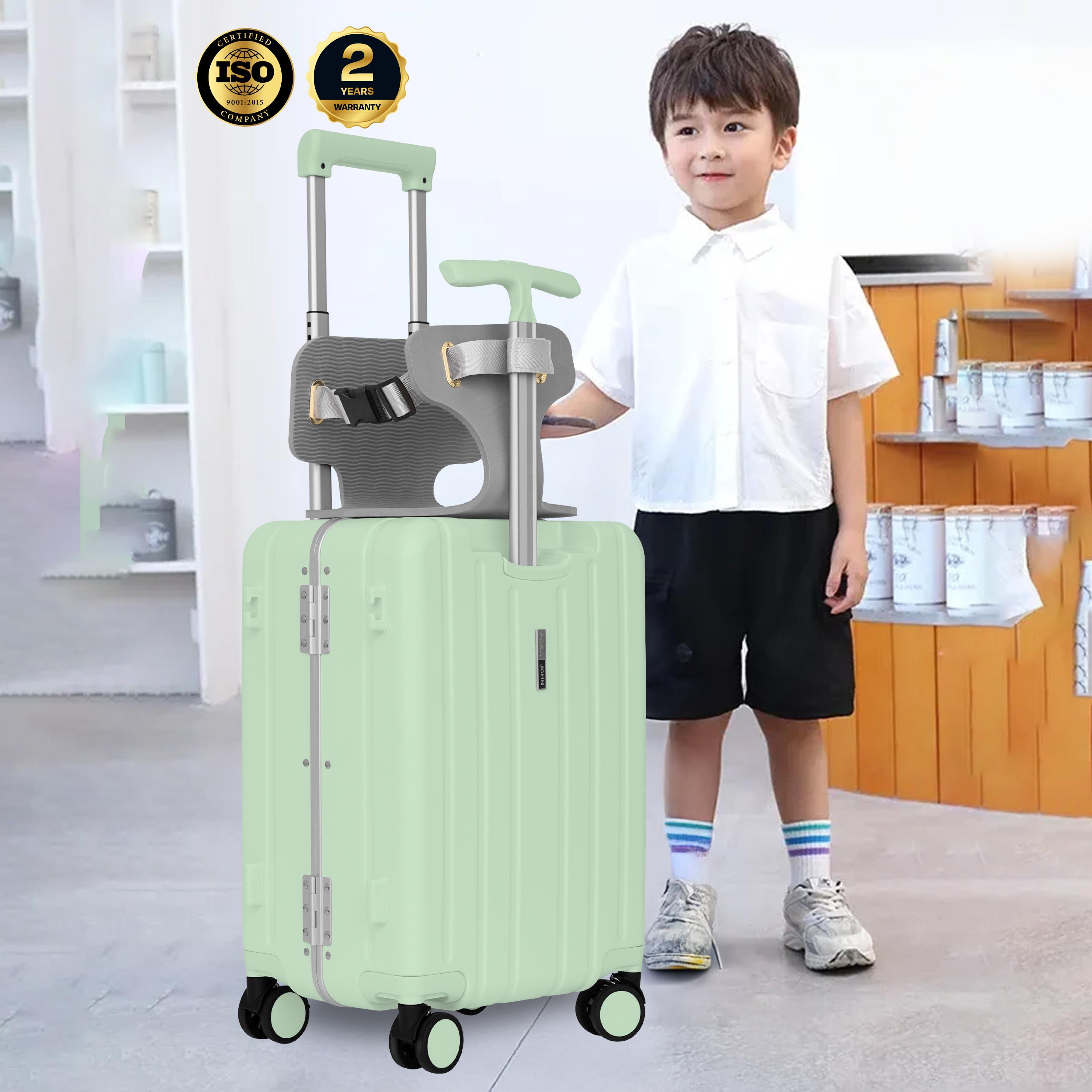 Para John BabyRide 50.8 CM Small Cabin Polycarbonate with ABS Hard Sided 4-Wheeler Spinner Trolley Bag with Combination Lock-travel-luggagesandbags-luggage-image-6