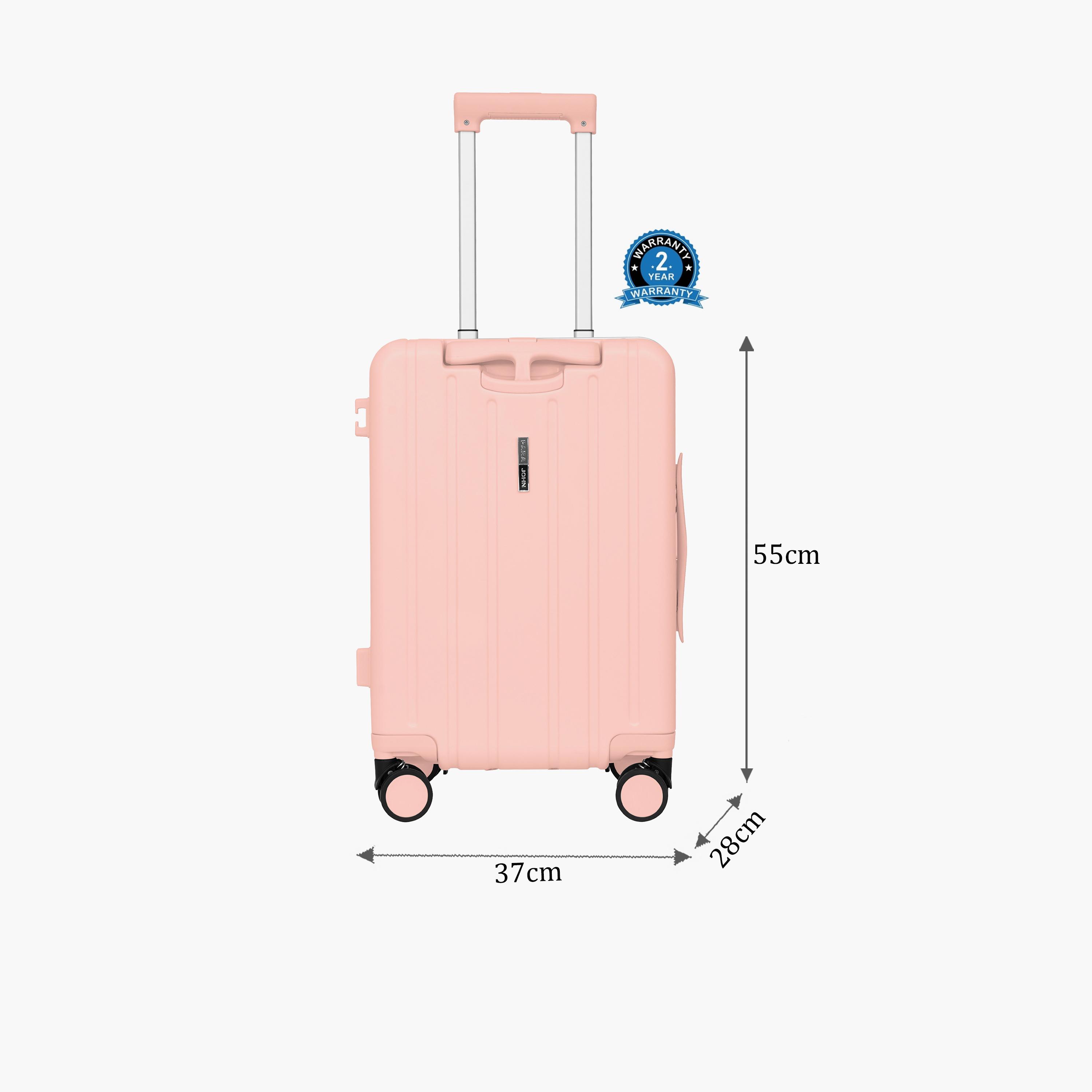 Para John BabyRide 50.8 CM Small Cabin Polycarbonate with ABS Hard Sided 4-Wheeler Spinner Trolley Bag with Combination Lock-travel-luggagesandbags-luggage-image-8