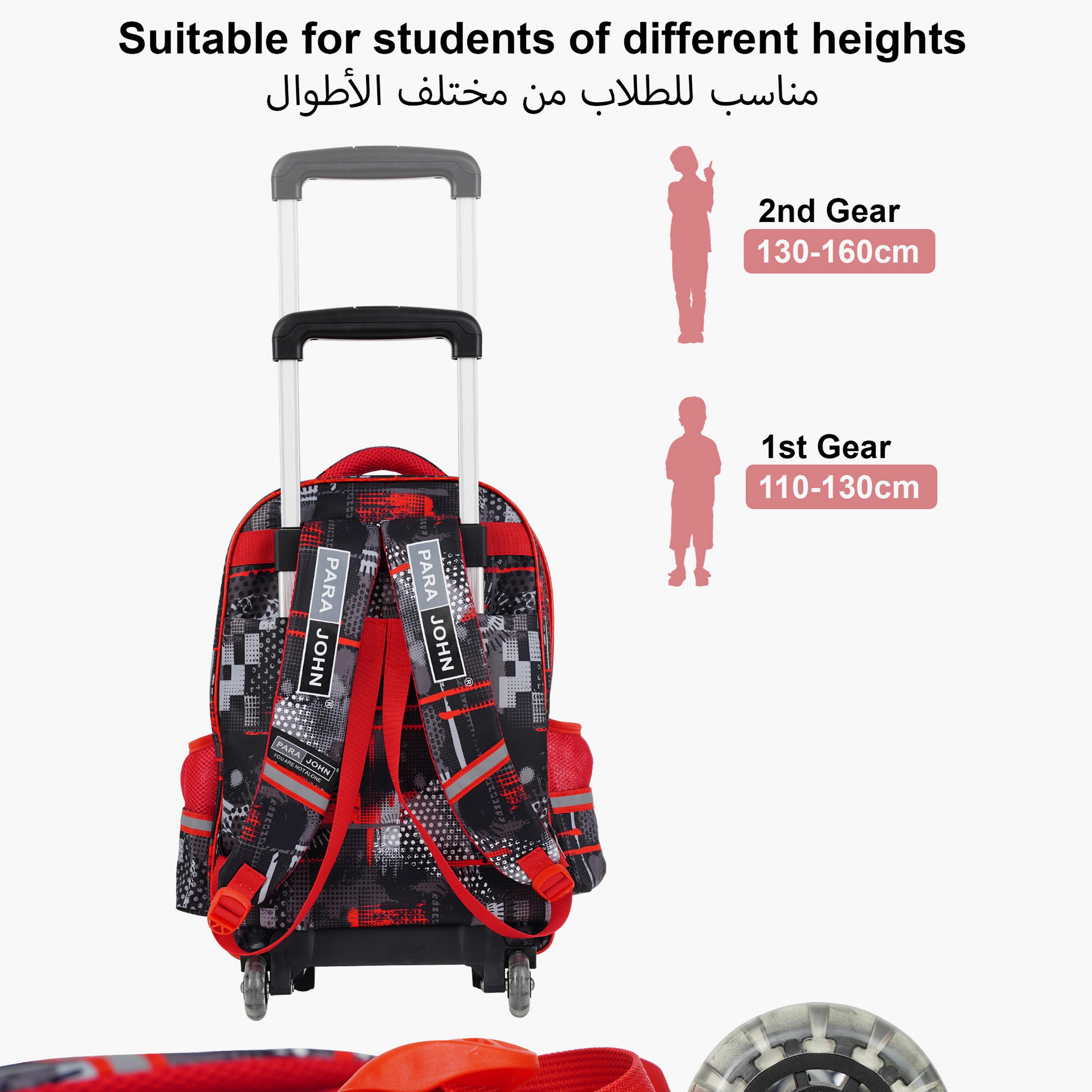 Para John 27.6L Backpack Sets, Nylon, Lightweight  | PJSB6084-school-bagsandbackpacks-backpacks-image-3