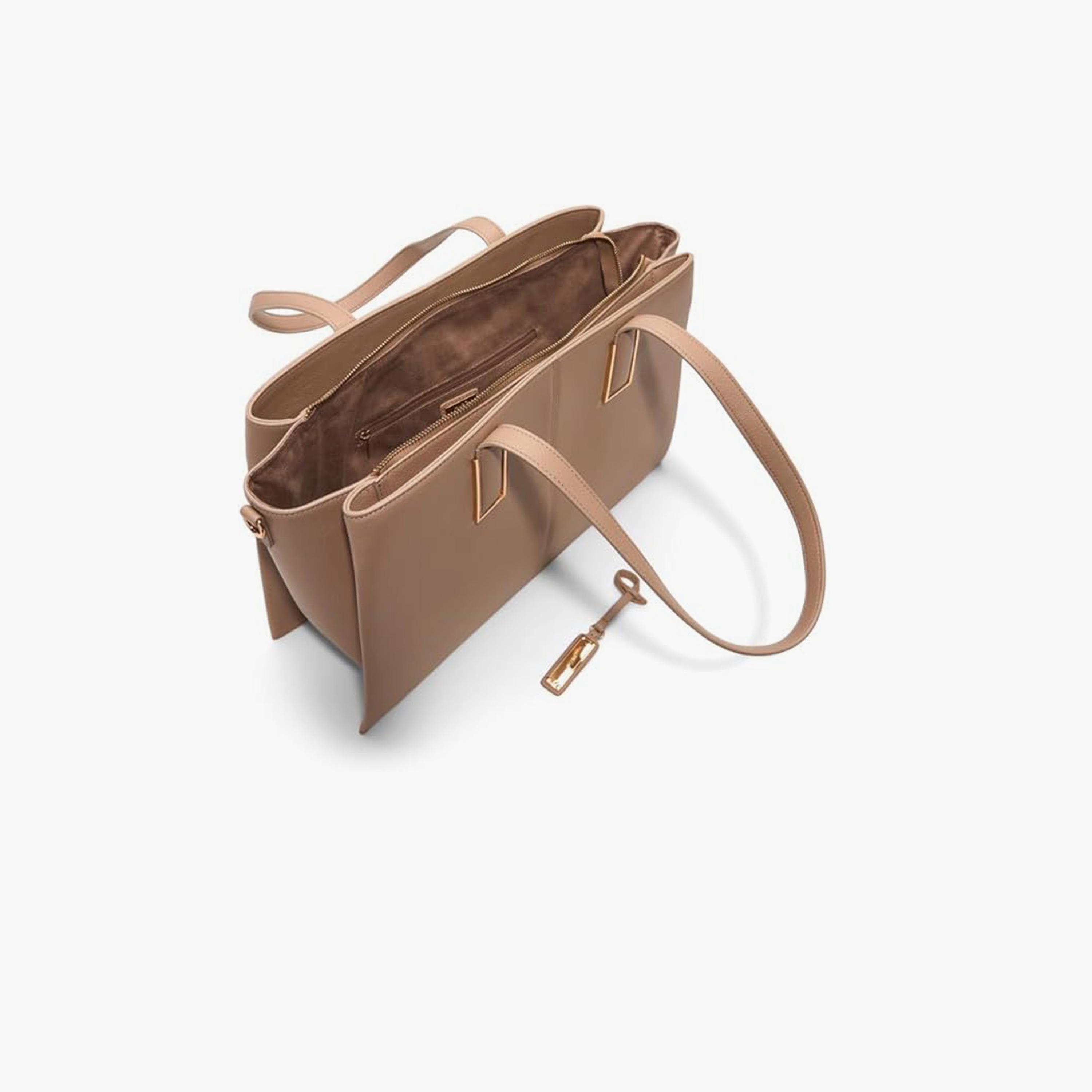 حقيبة كتف هاوريديا سادة بمقبضين مع سحاب وحزام قابل للفصل-women-bagsandwallets-handbags-image-8