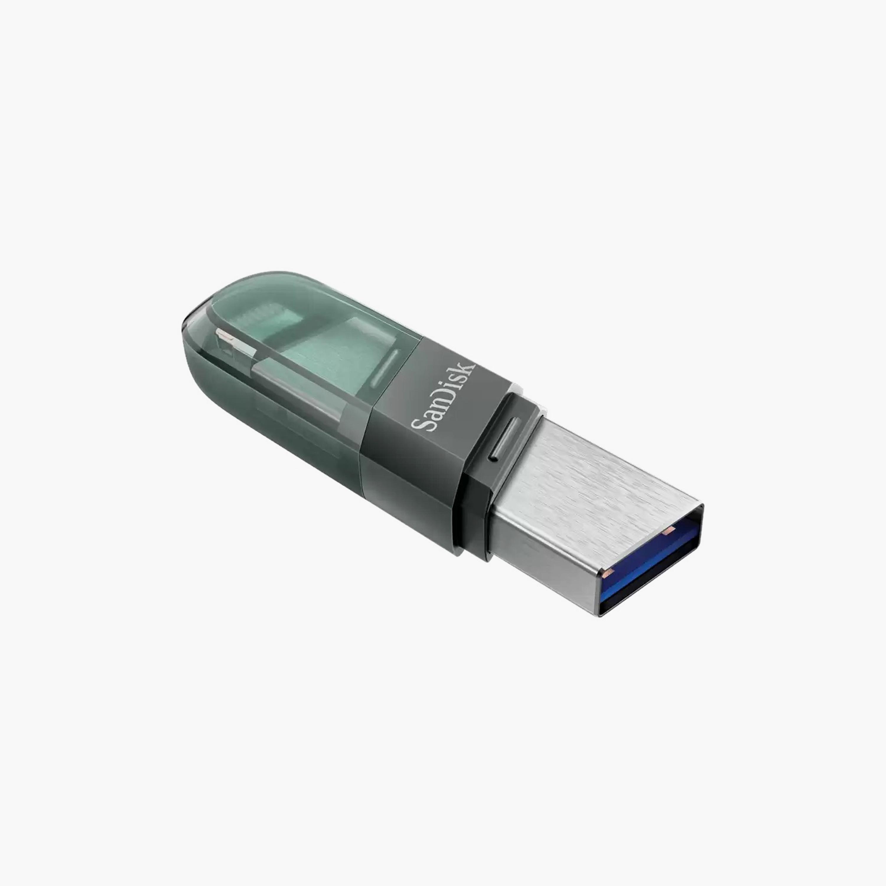 Sandisk iXpand Flash Drive Flip - 256GB Sea Green | SDIX90N-256G-GN6NE-electronics-accessories-computeraccesories-image-1