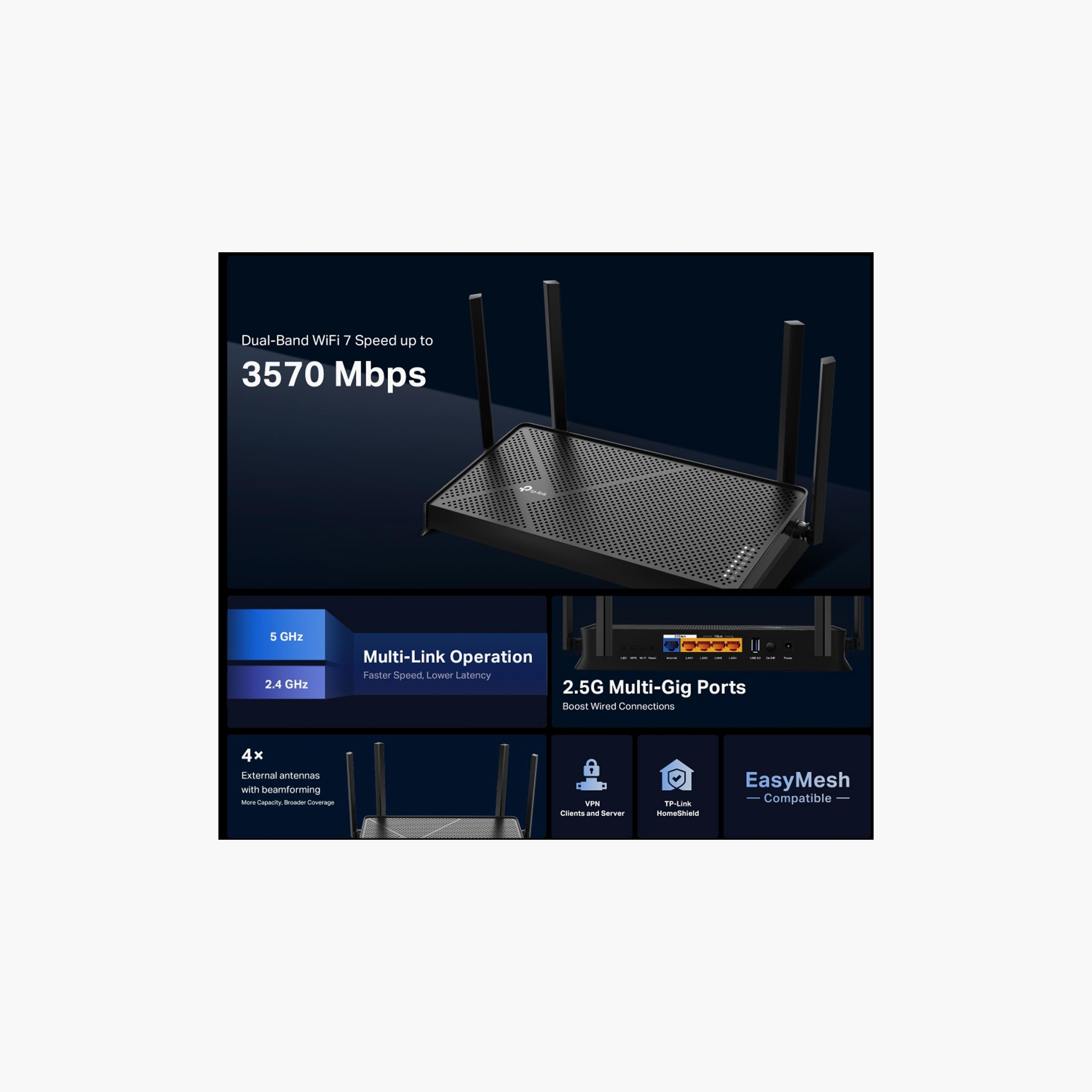 TP Link BE3600 Dual-Band Wi-Fi 7 Router | ARCHER BE230-electronics-portabledevices-image-4