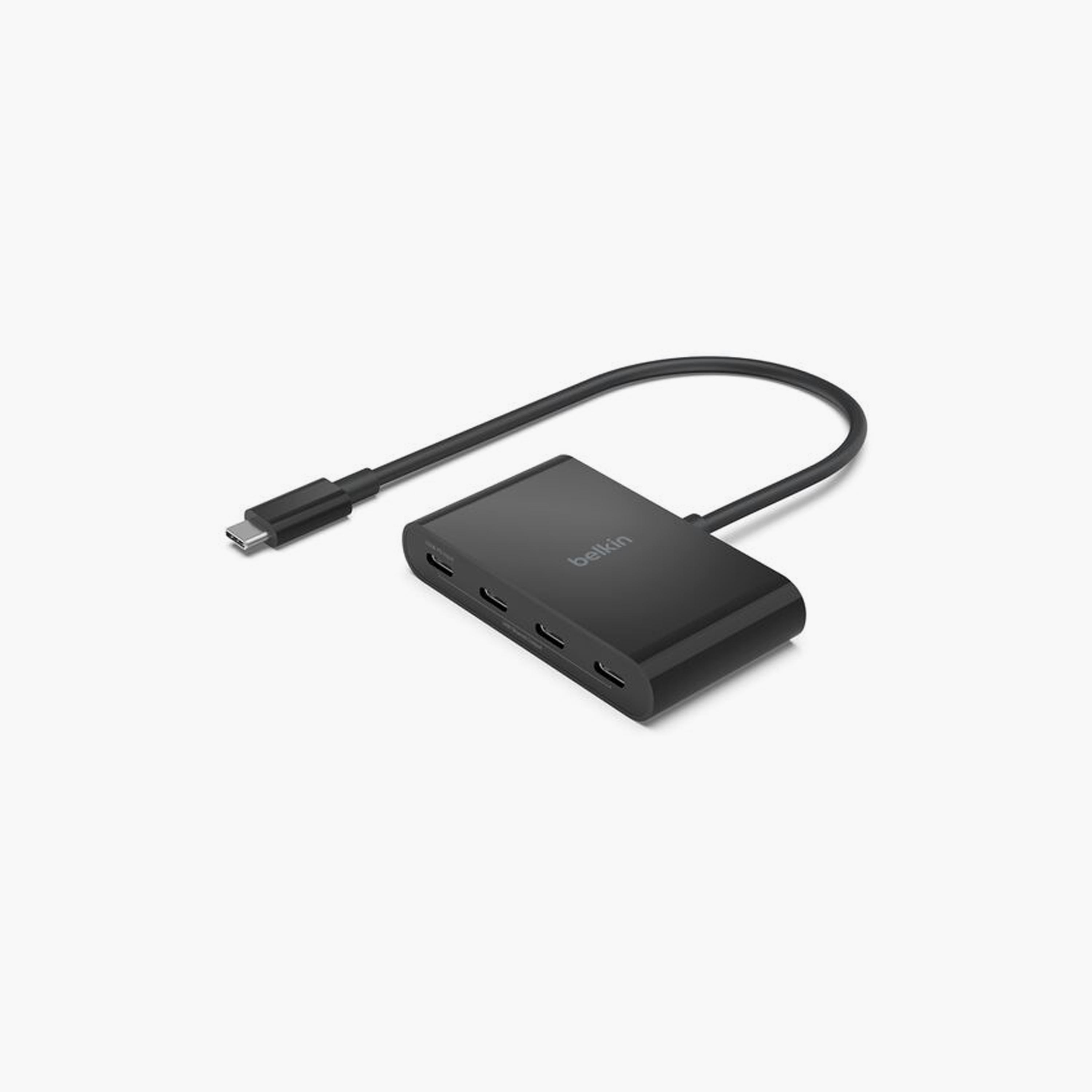 Belkin USB-C To 4 Port USB-C Hub - Black | BKN-AVC018BTBK-electronics-accessories-computeraccesories-image-1