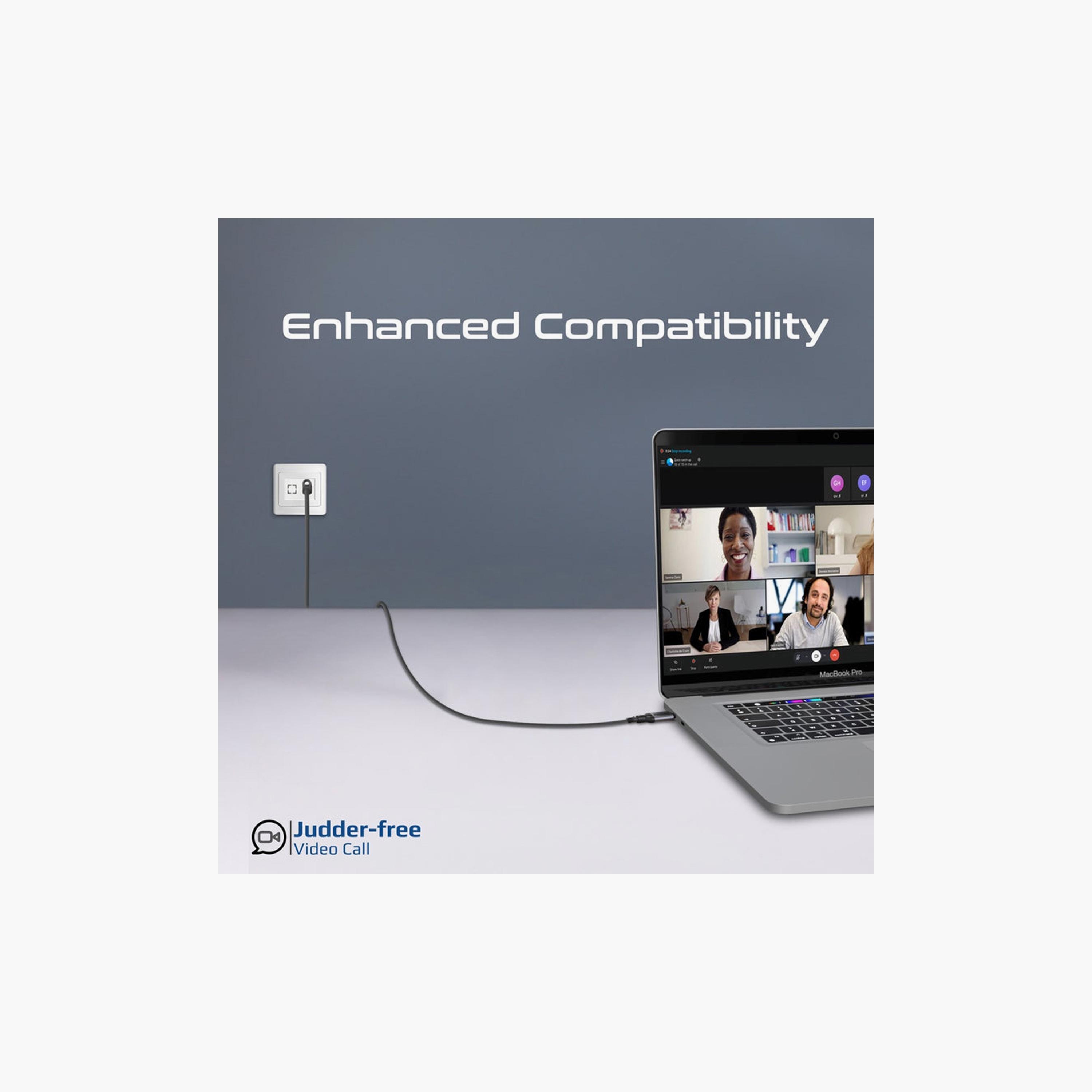 Promate High Speed USB C To RJ45 Giabit Ethernet Cable Plug and Play | CLINK-RJ45-electronics-accessories-computeraccesories-image-3