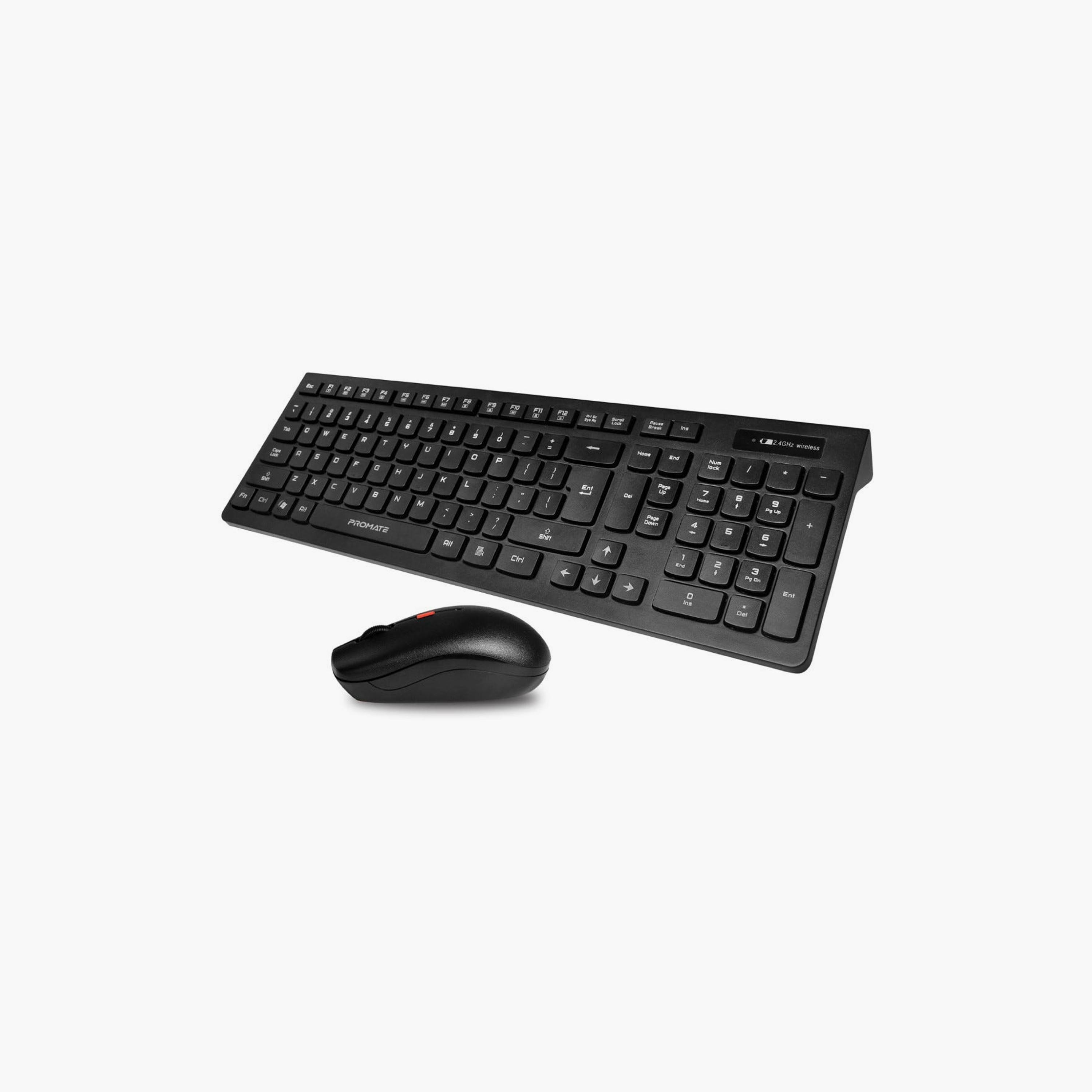 Promate Ergonomic Comfortable Keyboard & Mouse Combo with PA | PROCOMBO-12.EN/AR-electronics-accessories-computeraccesories-image-1