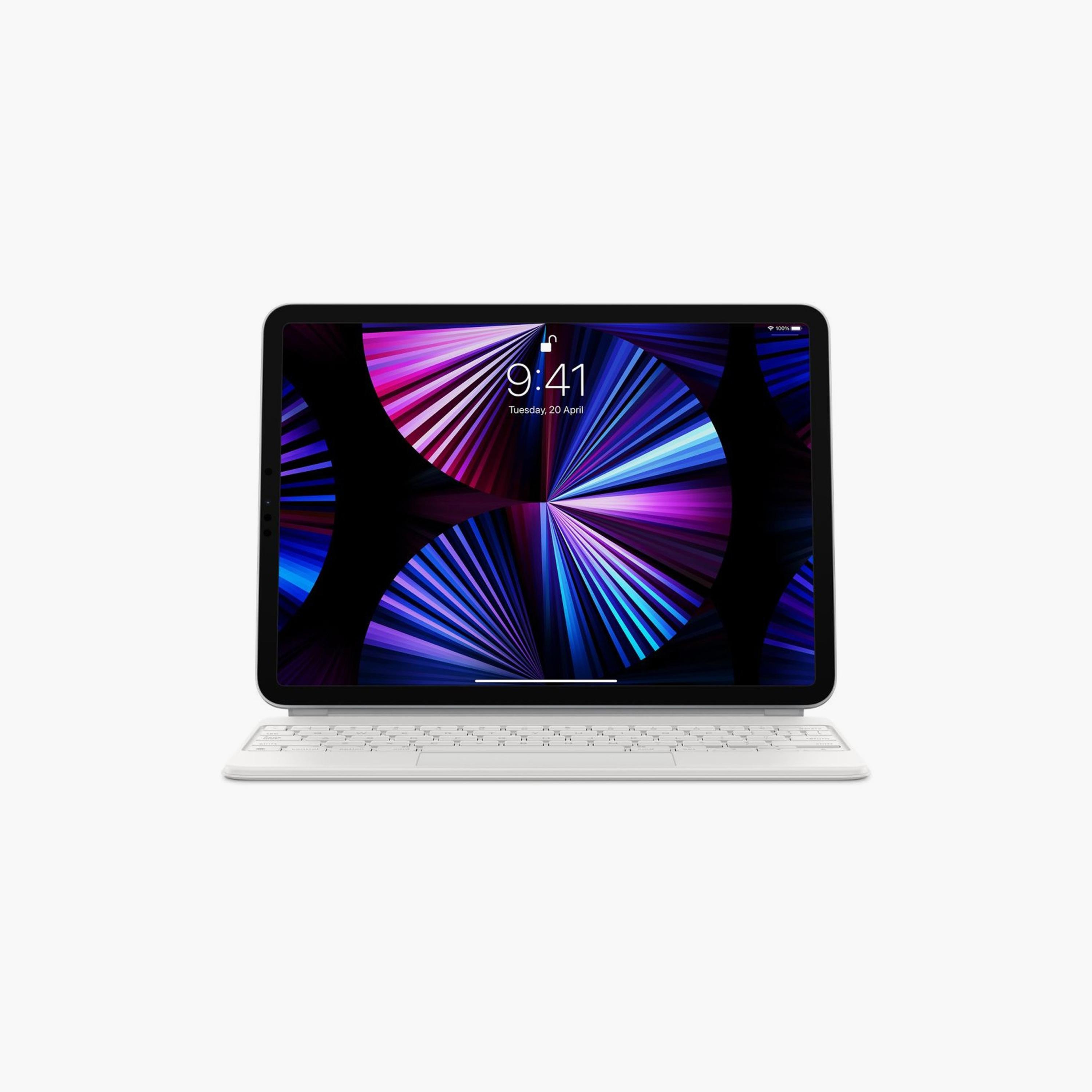 Apple Magic Keyboard for iPad Pro 11inch 3rd Gen Air 4th Gen Arabic White | MJQJ3AB/A-electronics-accessories-computeraccesories-image-4