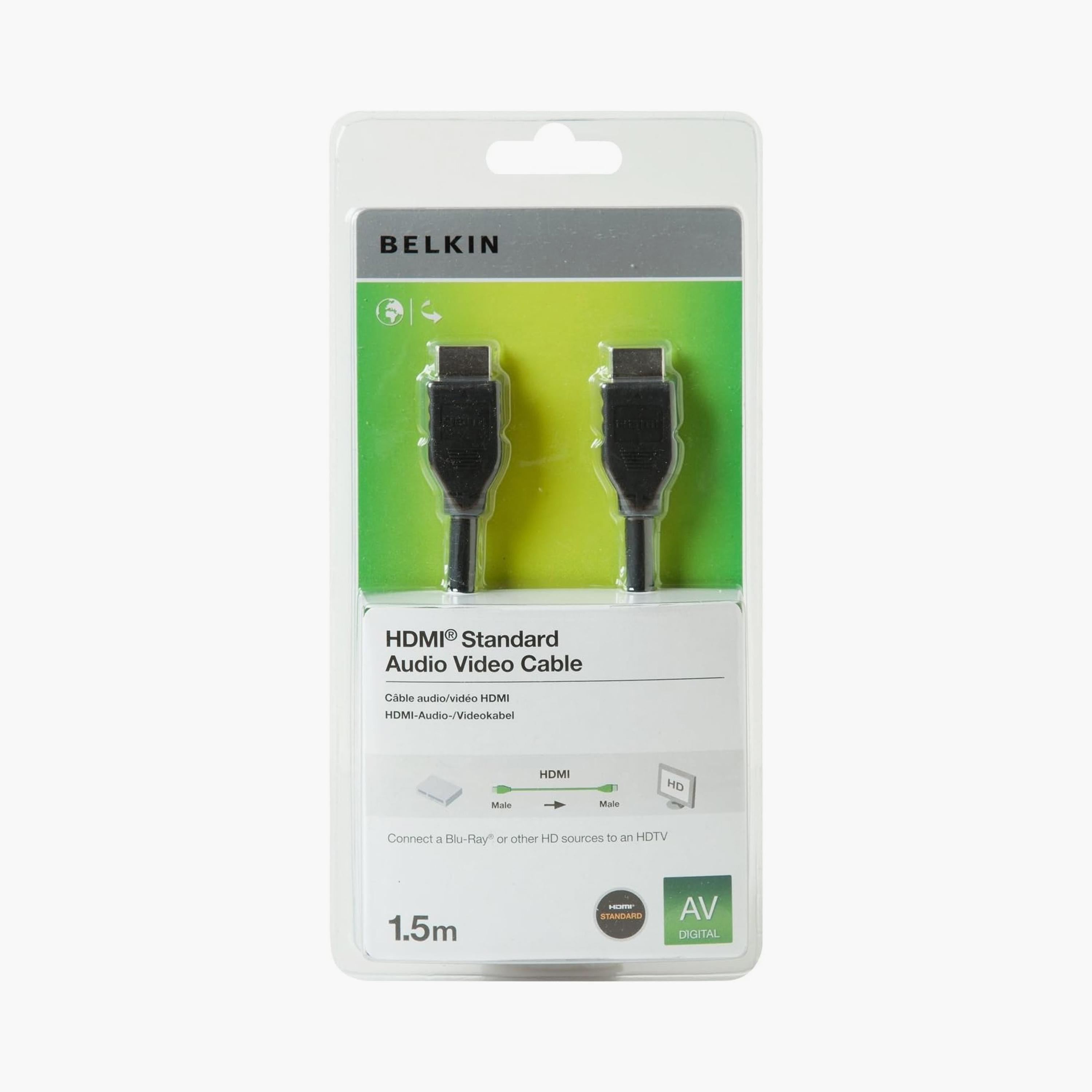 Belkin HDMI To HDMI Audio Video Cable 1.5 Meter Black | BKN-F3Y017BT1.5MBLK-electronics-accessories-computeraccesories-image-2
