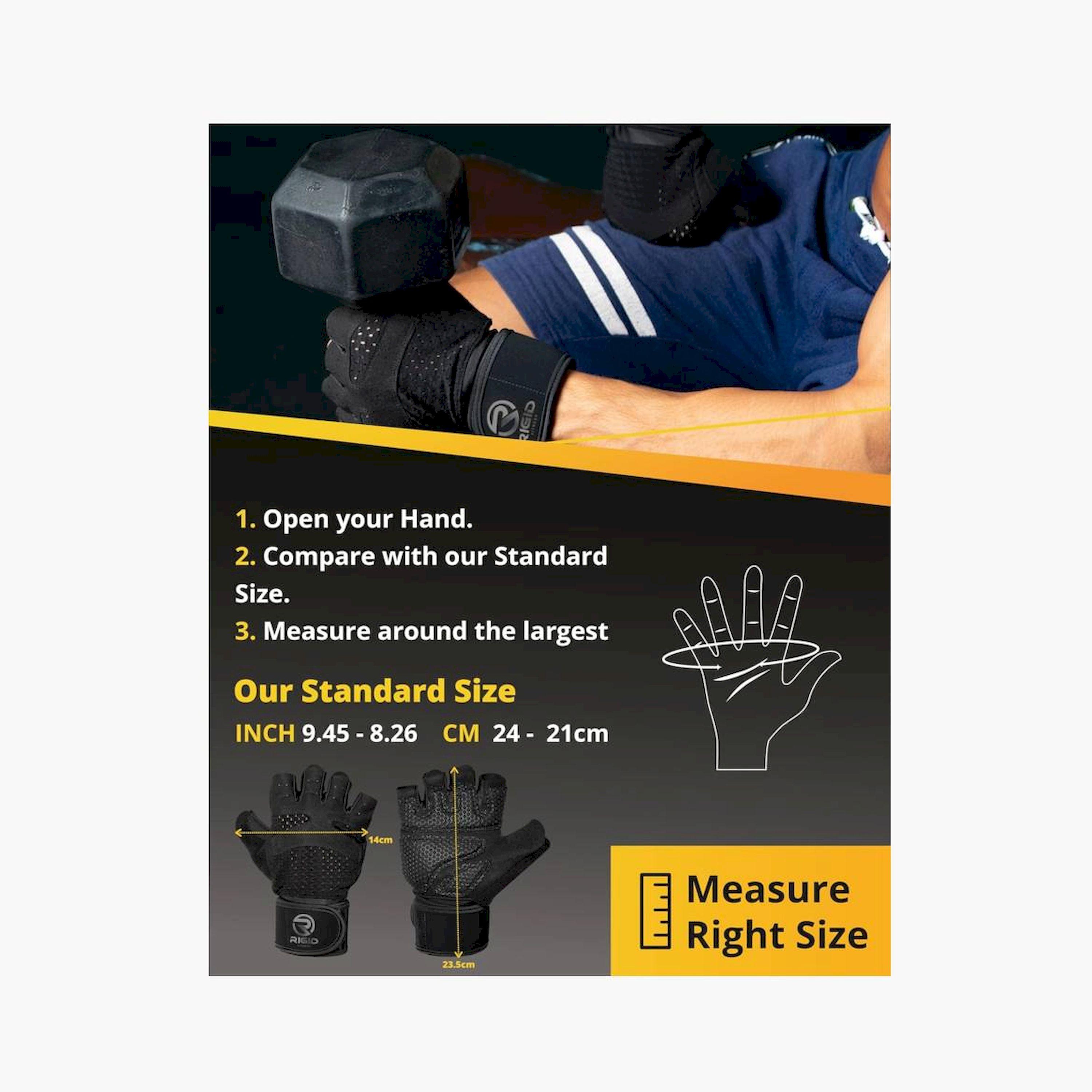 ريجيد فتنس - قفازات رياضية للرجال مع دعم للمعصم-sports-gear-gym-image-4