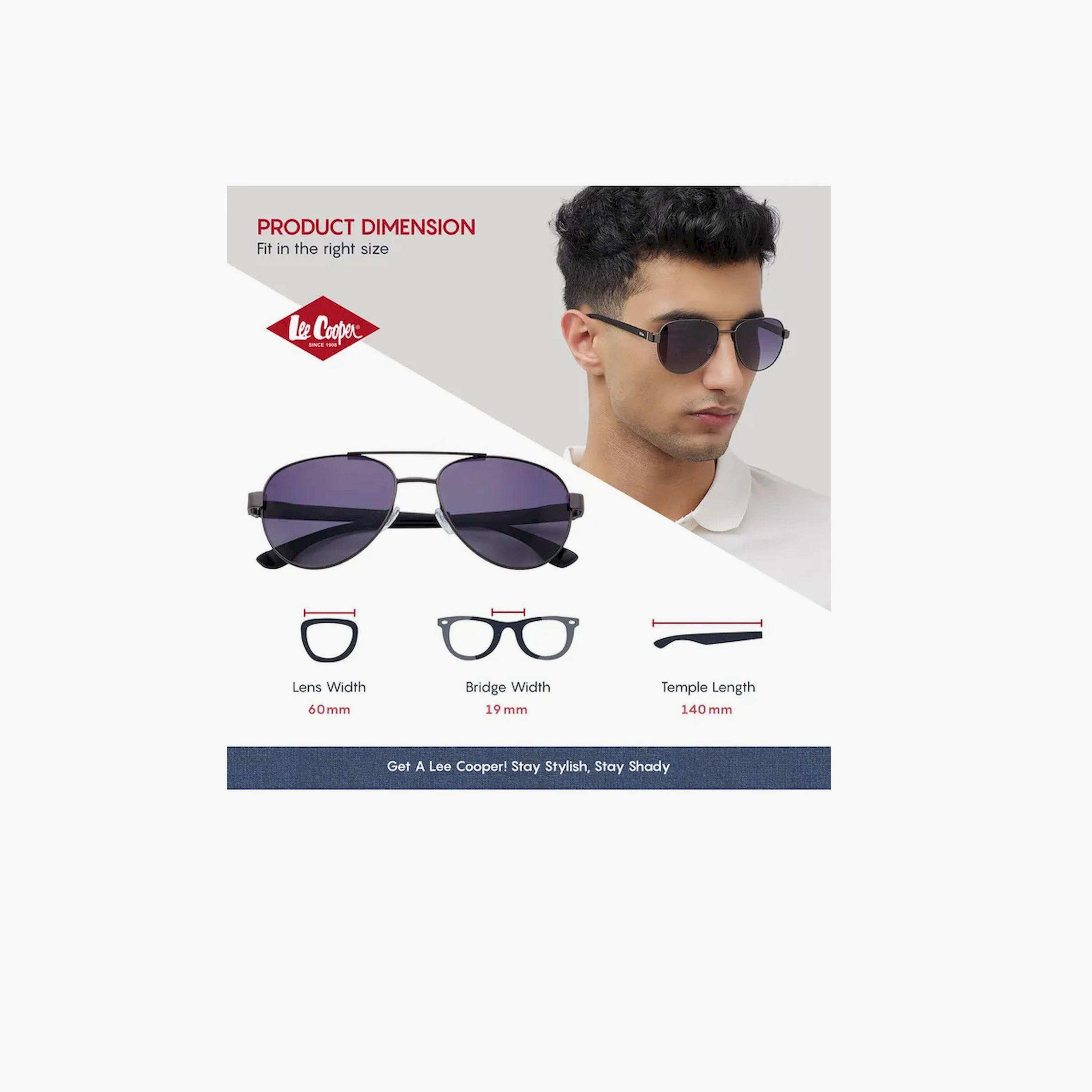 نظارة شمسية مستقطبة إطار مسدس عدسة عاكسة رمادية متدرجة 60 مم-men-sunglasses-image-3