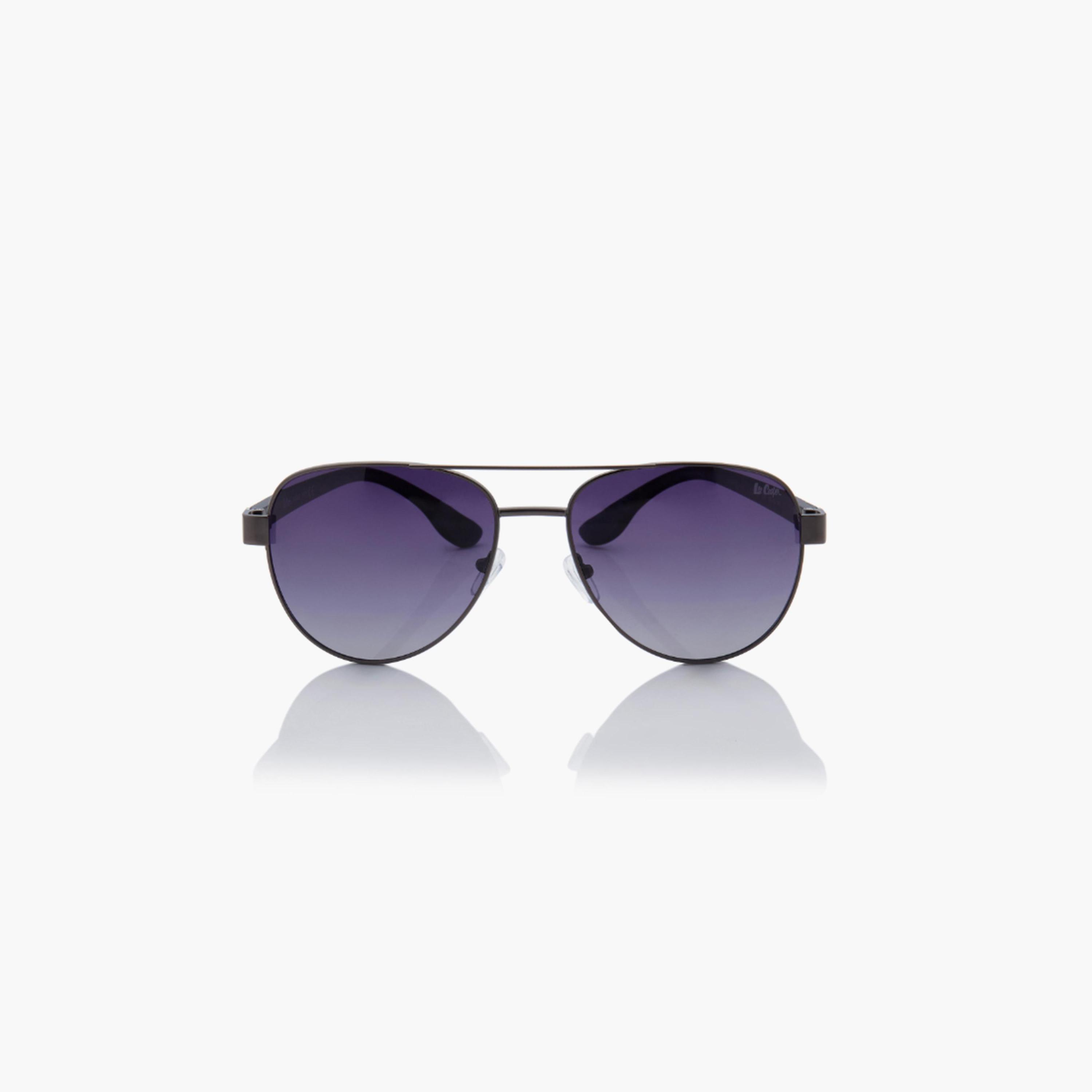 Lee Cooper Polarized 60MM Gradient Grey Round Sunglasses - LC1201C01-men-sunglasses-image-4