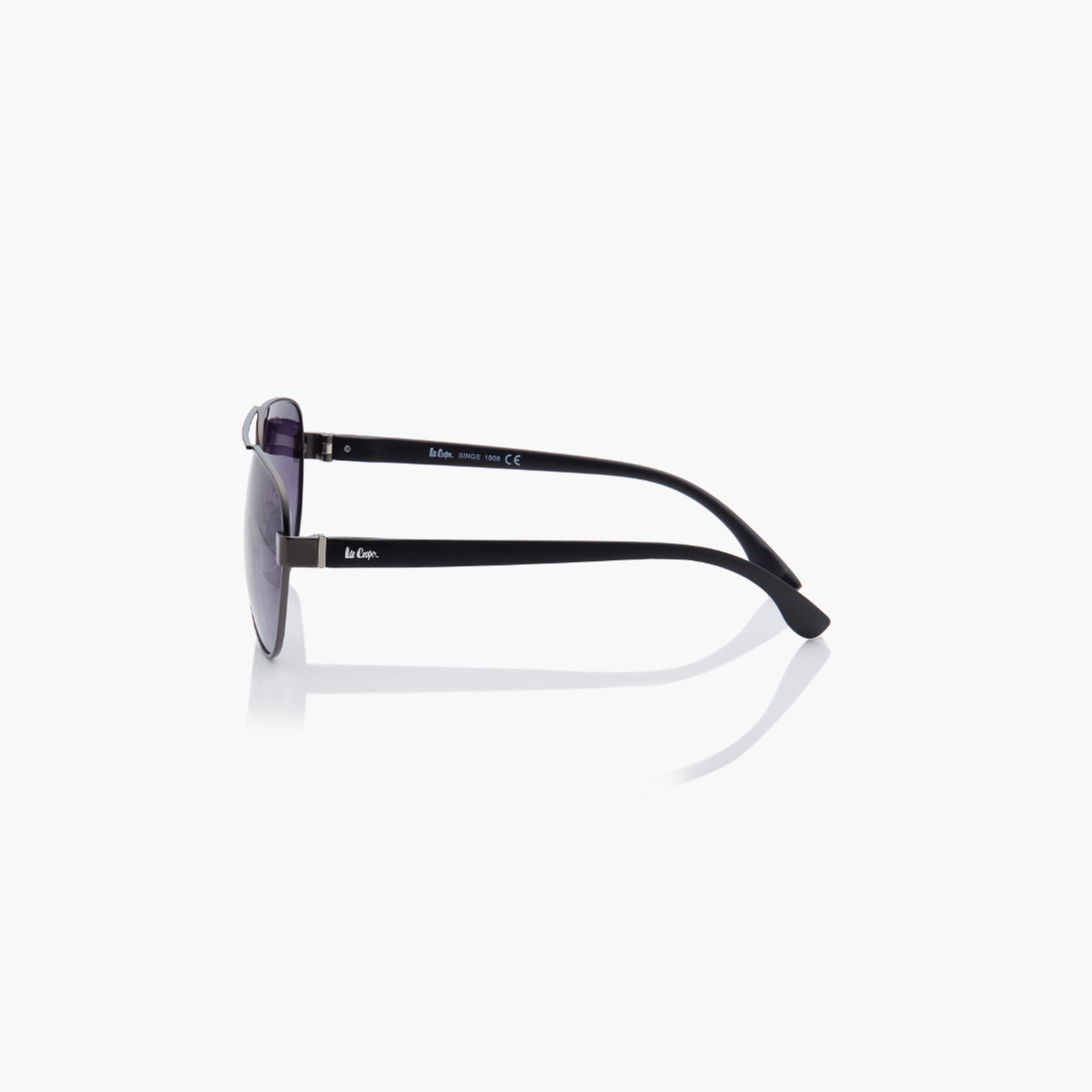 نظارة شمسية مستقطبة إطار مسدس عدسة عاكسة رمادية متدرجة 60 مم-men-sunglasses-image-5