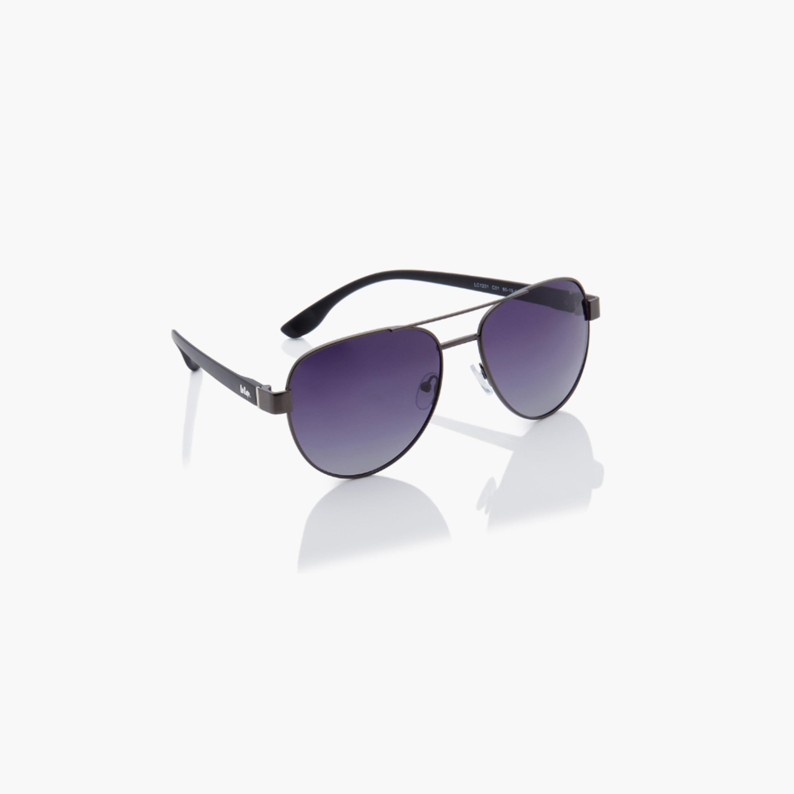 نظارة شمسية مستقطبة إطار مسدس عدسة عاكسة رمادية متدرجة 60 مم-men-sunglasses-image-6