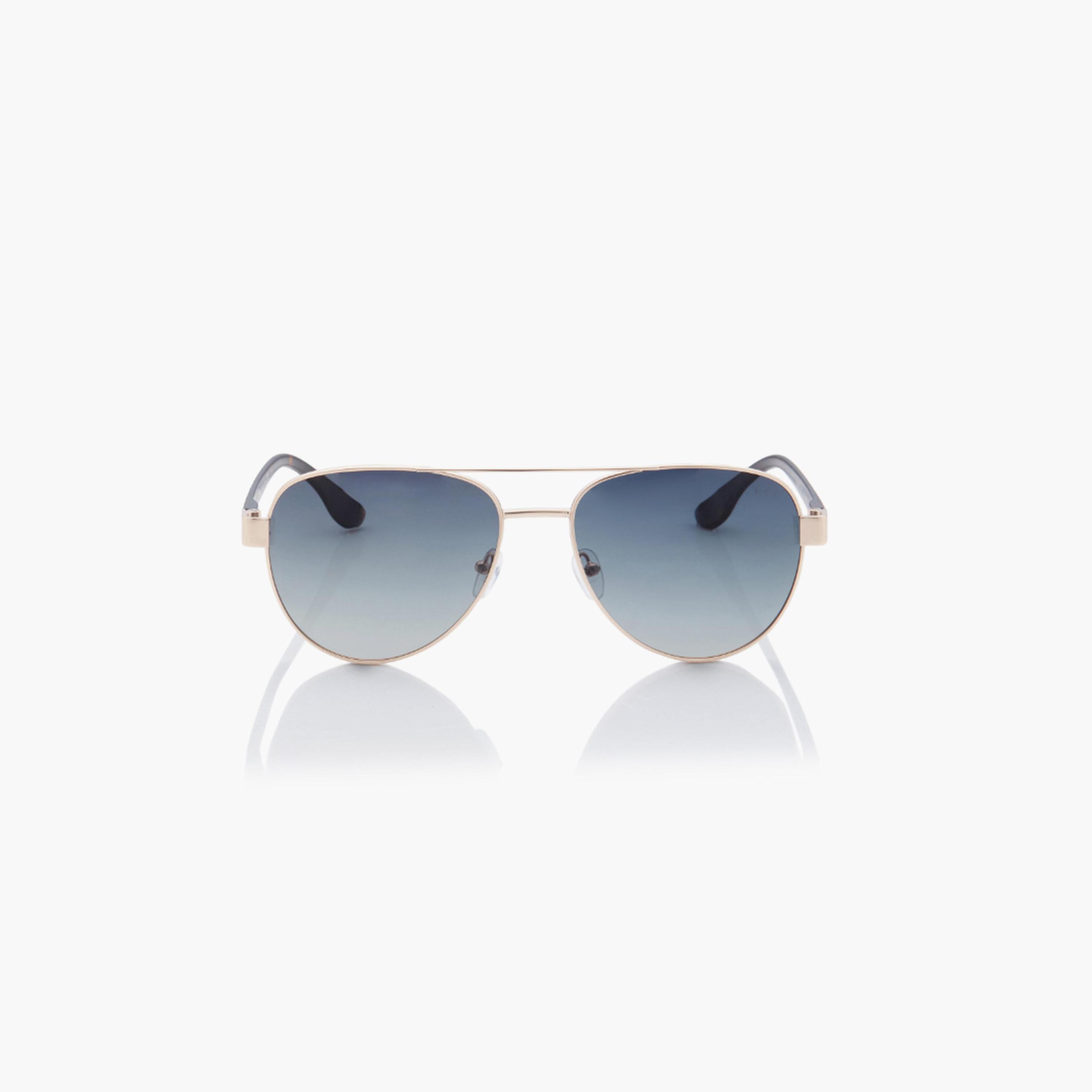 نظارة شمسية مستقطبة إطار ذهبي متدرج G15 عدسة عاكسة 60 مم-men-sunglasses-image-4