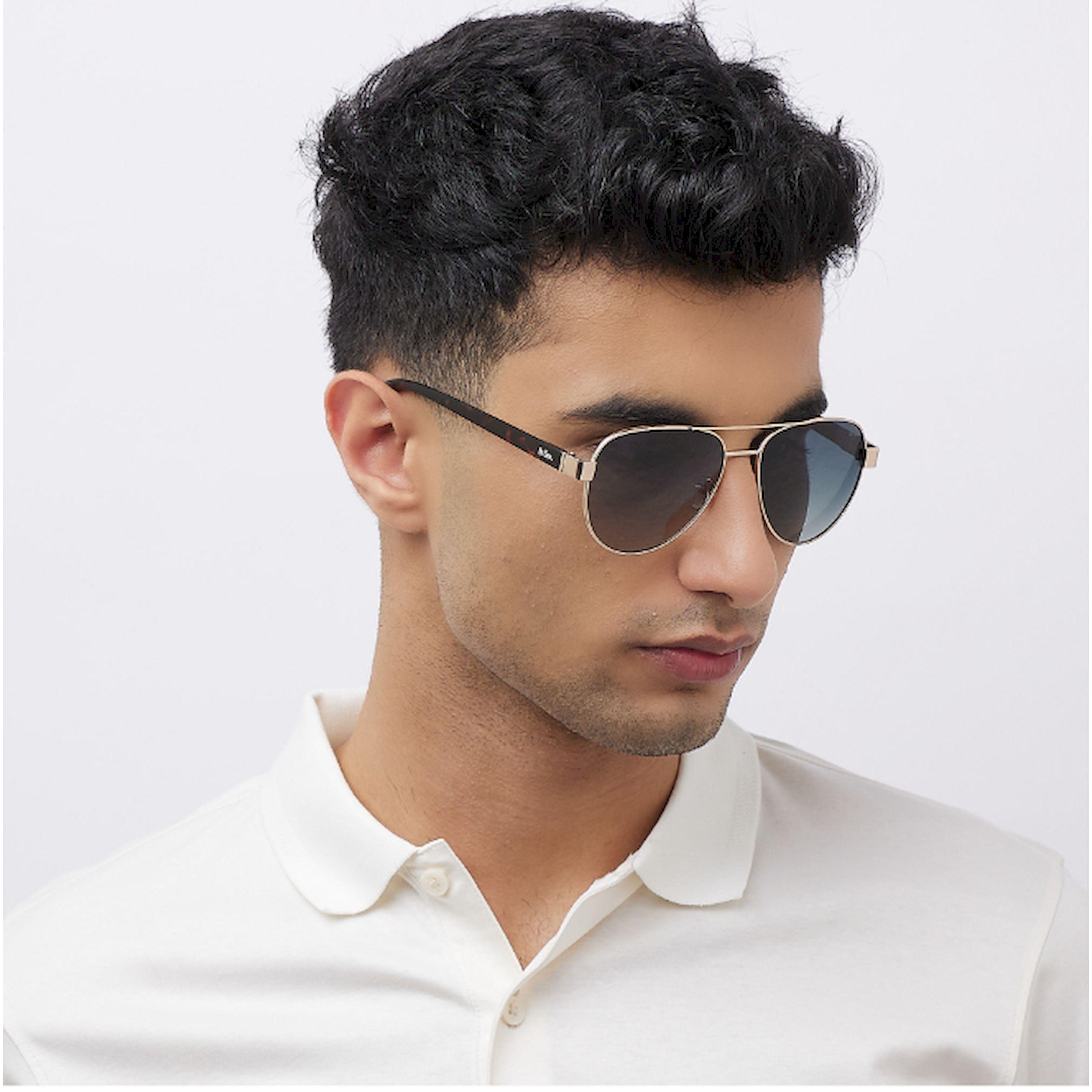 نظارة شمسية مستقطبة إطار ذهبي متدرج G15 عدسة عاكسة 60 مم-men-sunglasses-image-9