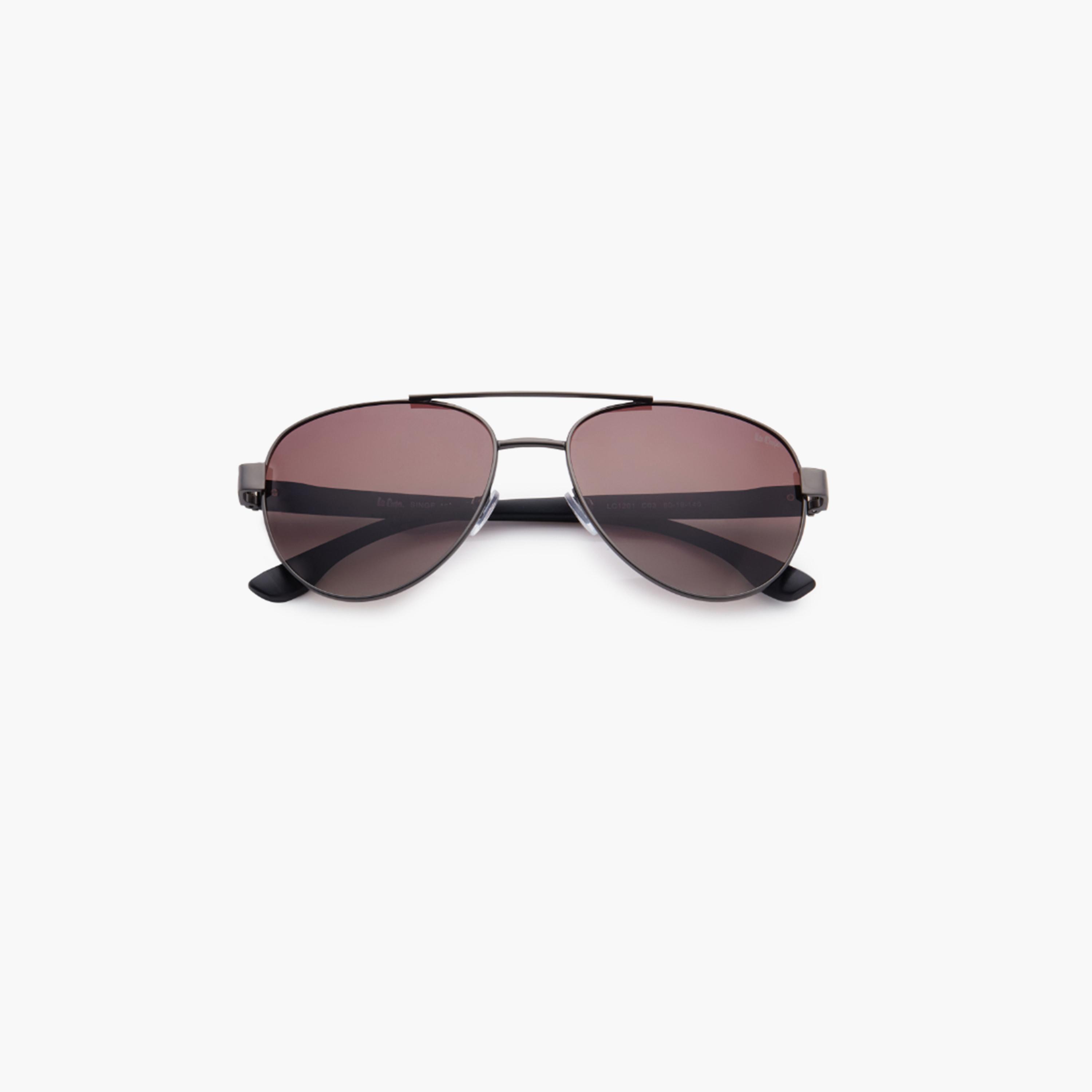 Lee Cooper Polarized 60MM Gradient Brown Round Sunglasses - LC1201C03-men-sunglasses-image-6
