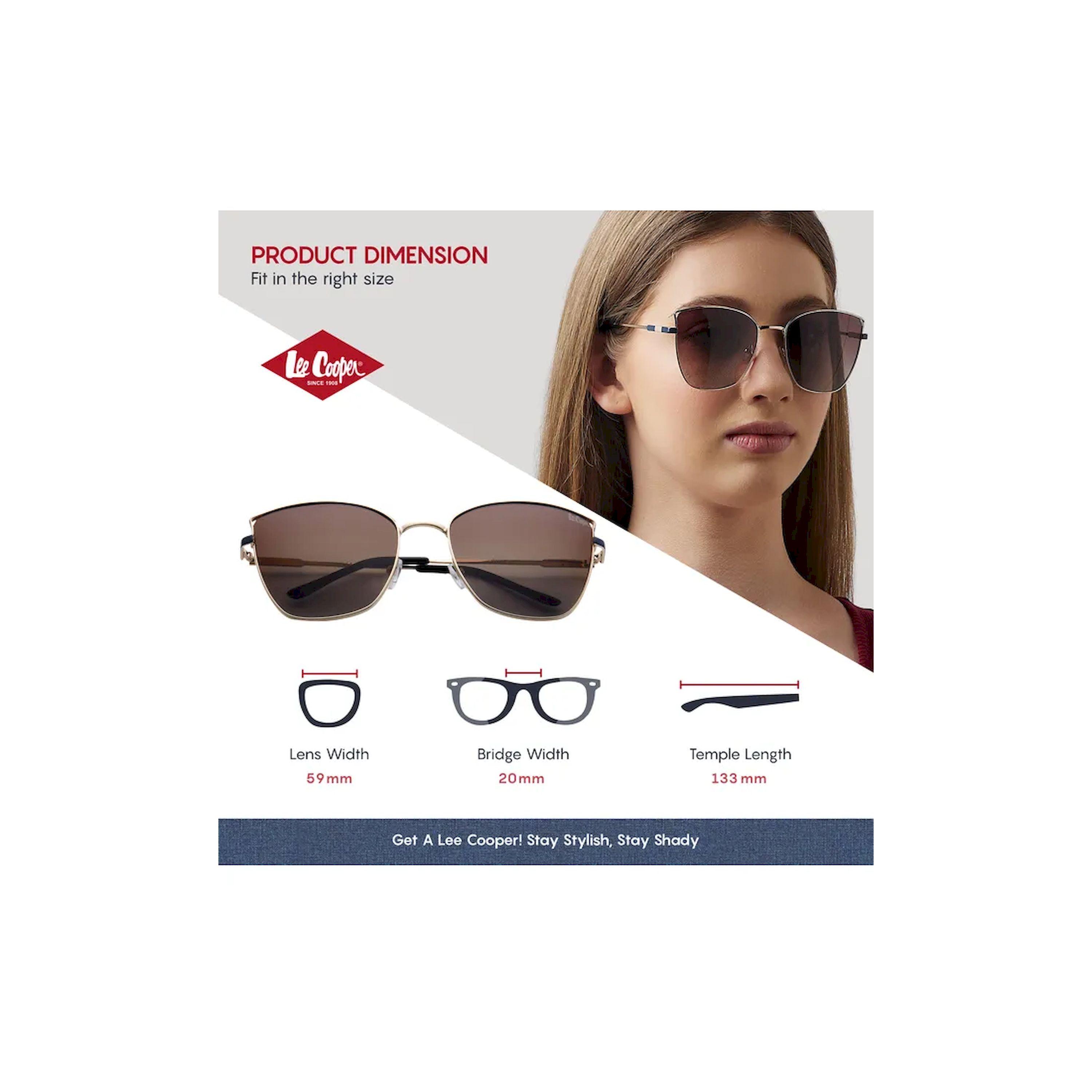 Lee Cooper Polarized 59MM Gradient Brown Cat Eye Sunglasses - LC1202C02-women-sunglasses-image-2