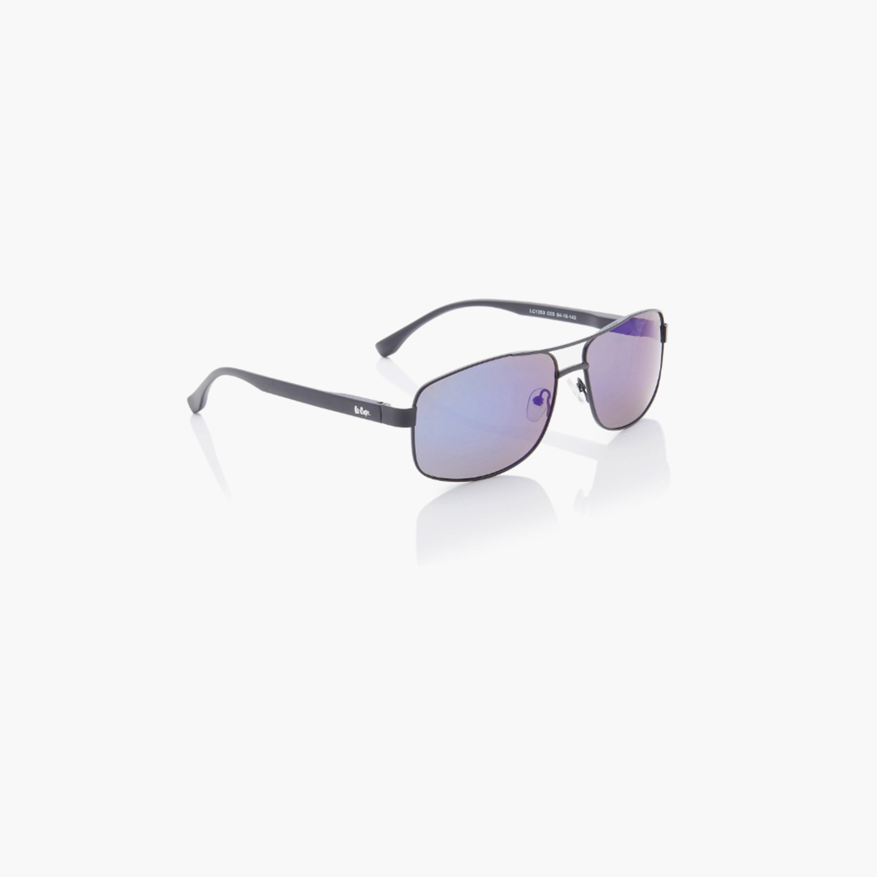 Lee Cooper Polarized 64MM Blue Mirror Rectangle Sunglasses - LC1203C03-men-sunglasses-image-5