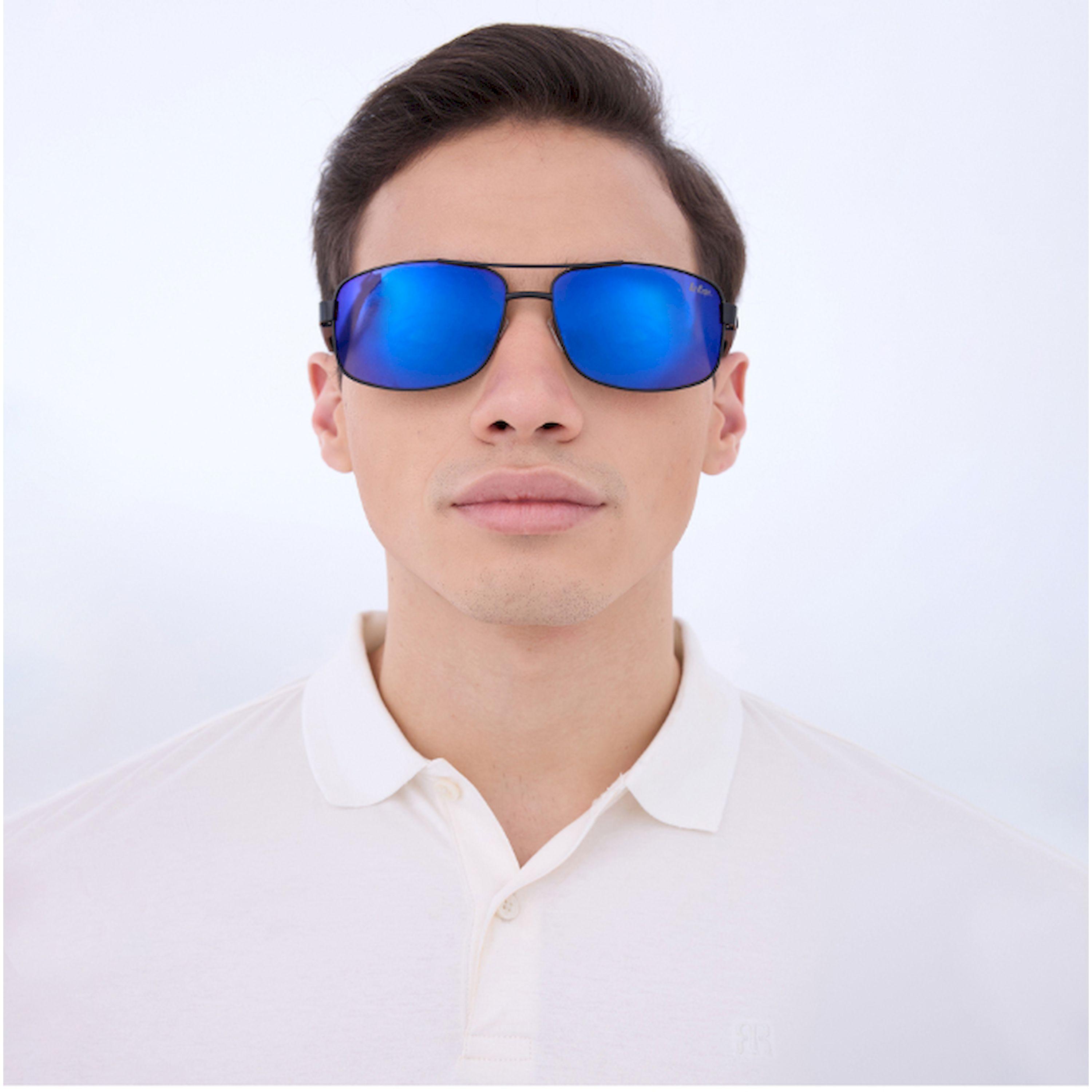 Lee Cooper Polarized 64MM Blue Mirror Rectangle Sunglasses - LC1203C03-men-sunglasses-image-7